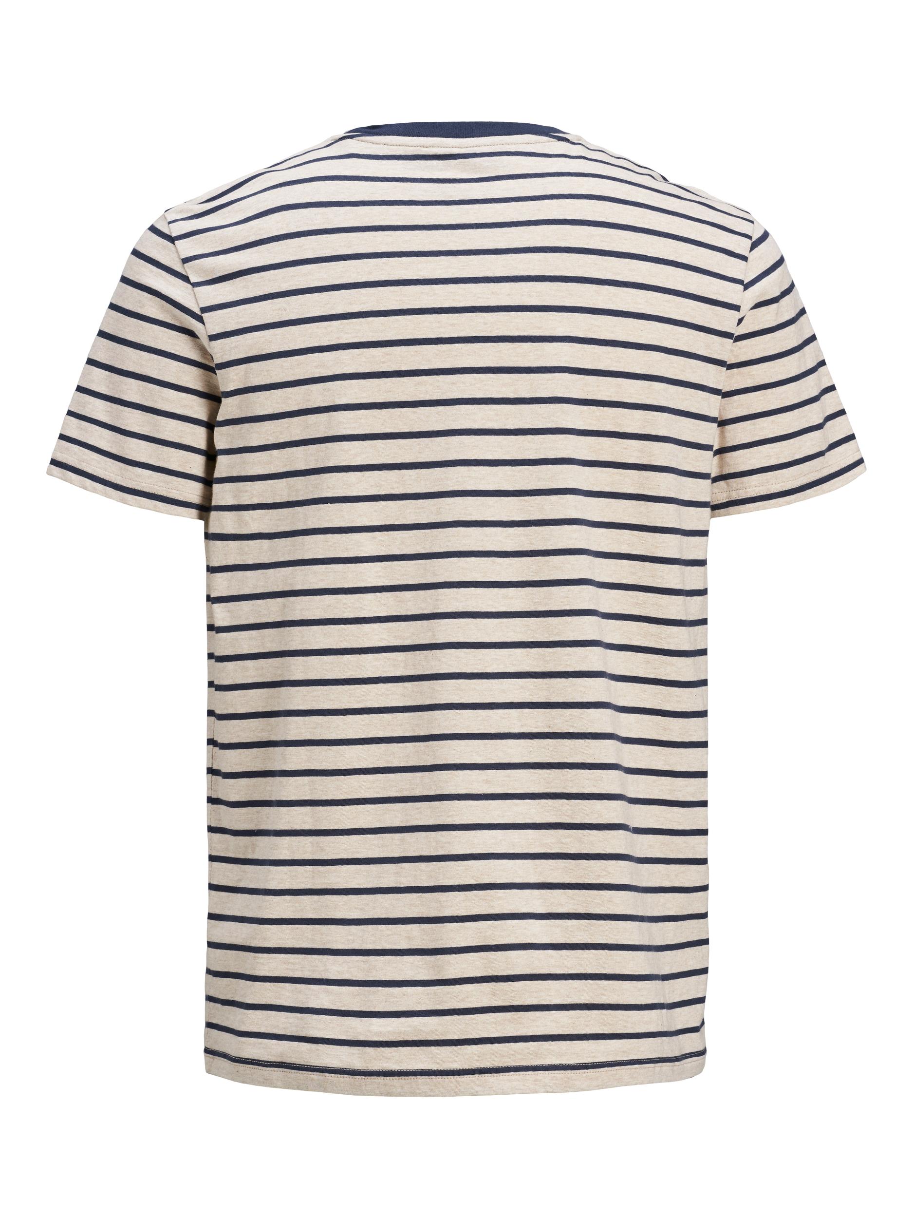 JJESTRIPED TEE SS CREW NECK STS