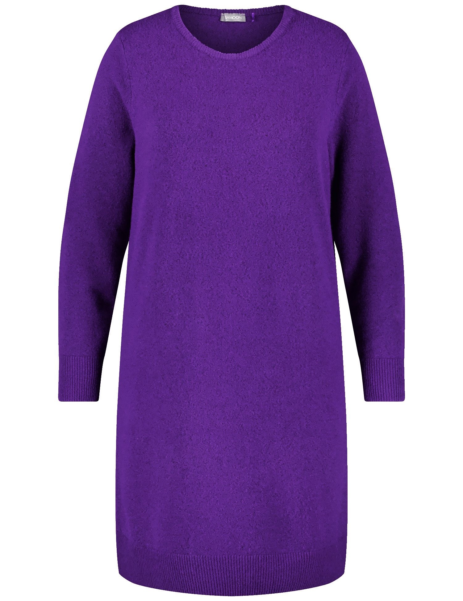 Knielanges Strickkleid
