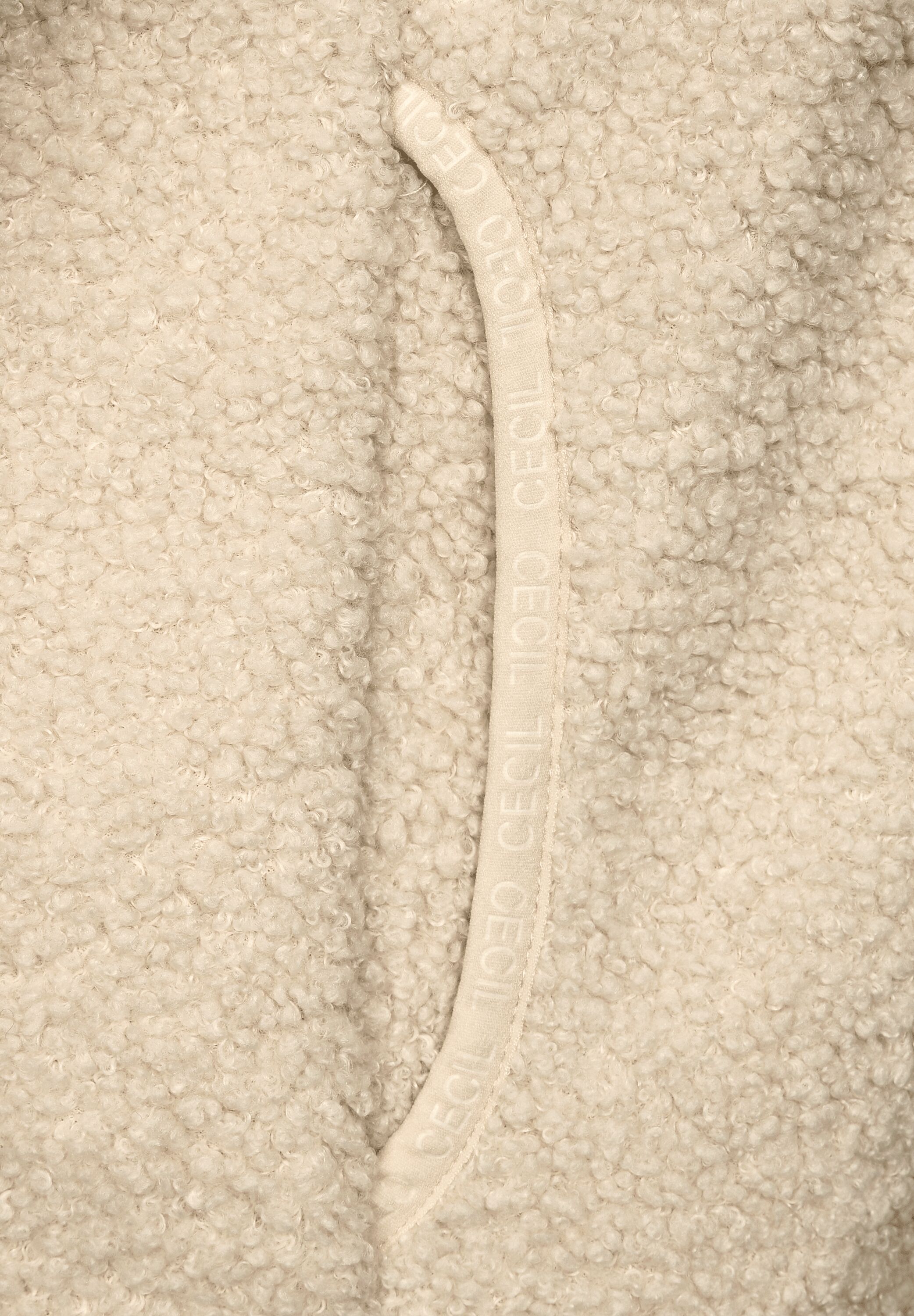 Teddyjacke mit Zipper