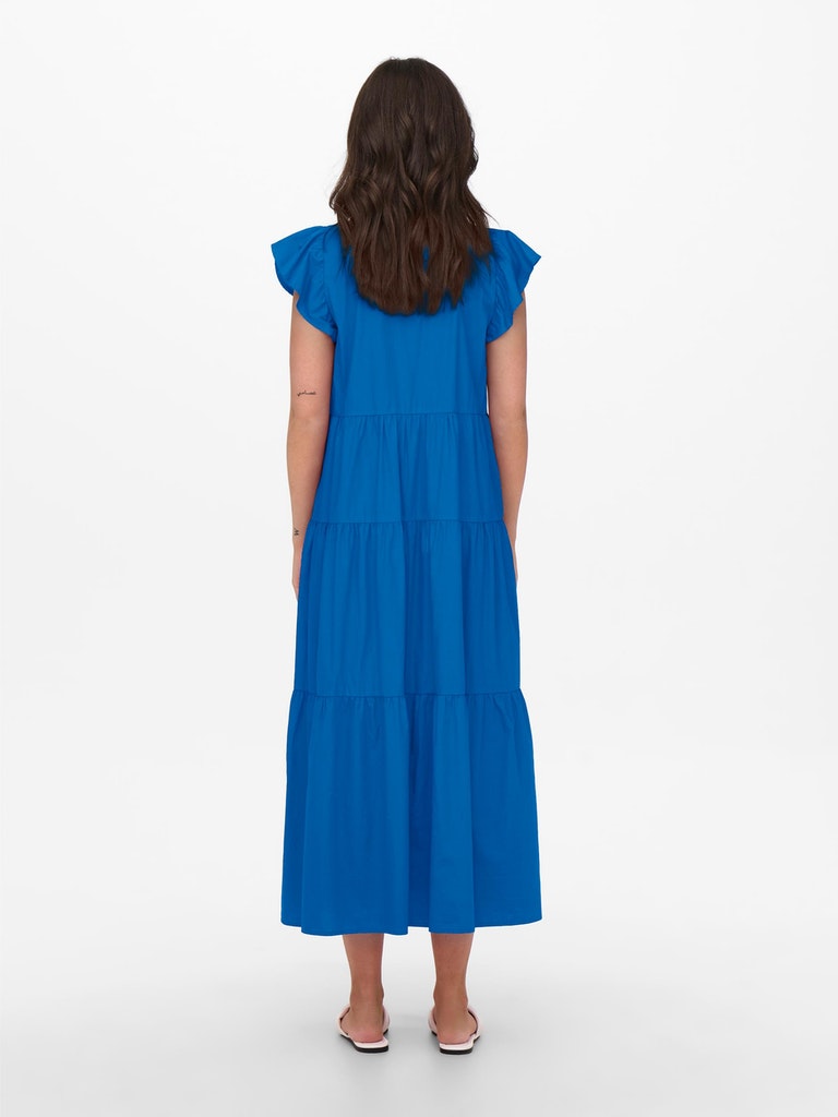 ONLLINDSEY SS ANKLE DRESS WVN