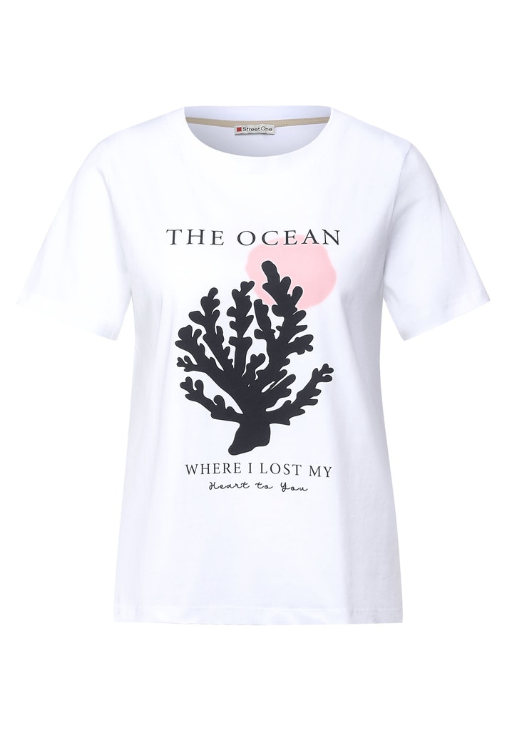 T-Shirt mit Partprint