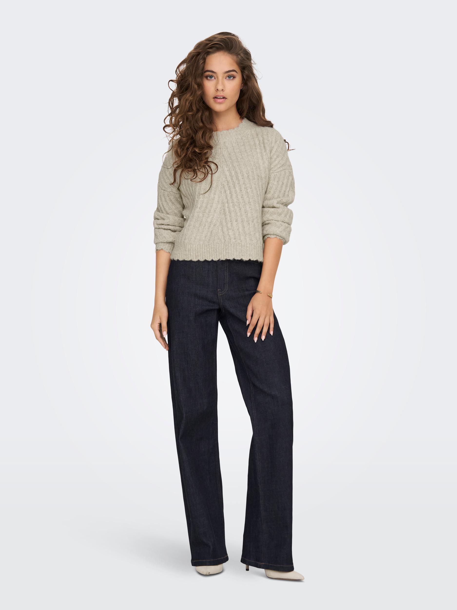 ONLNEW CHUNKY L/S STRUCTUR PULLOVER KNT