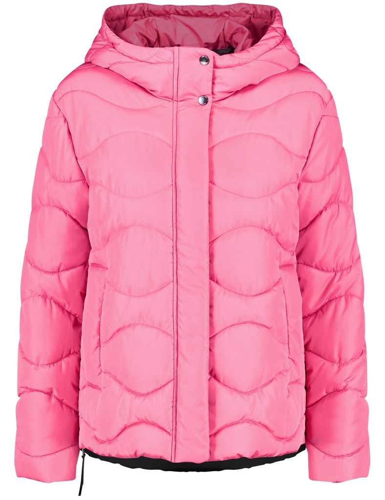 Jacke mit Wellenstepp
