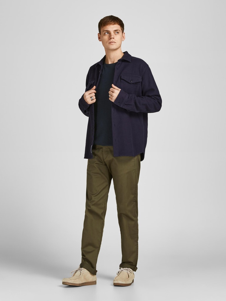 JJEGEORGE KNIT LINEN CREW NECK
