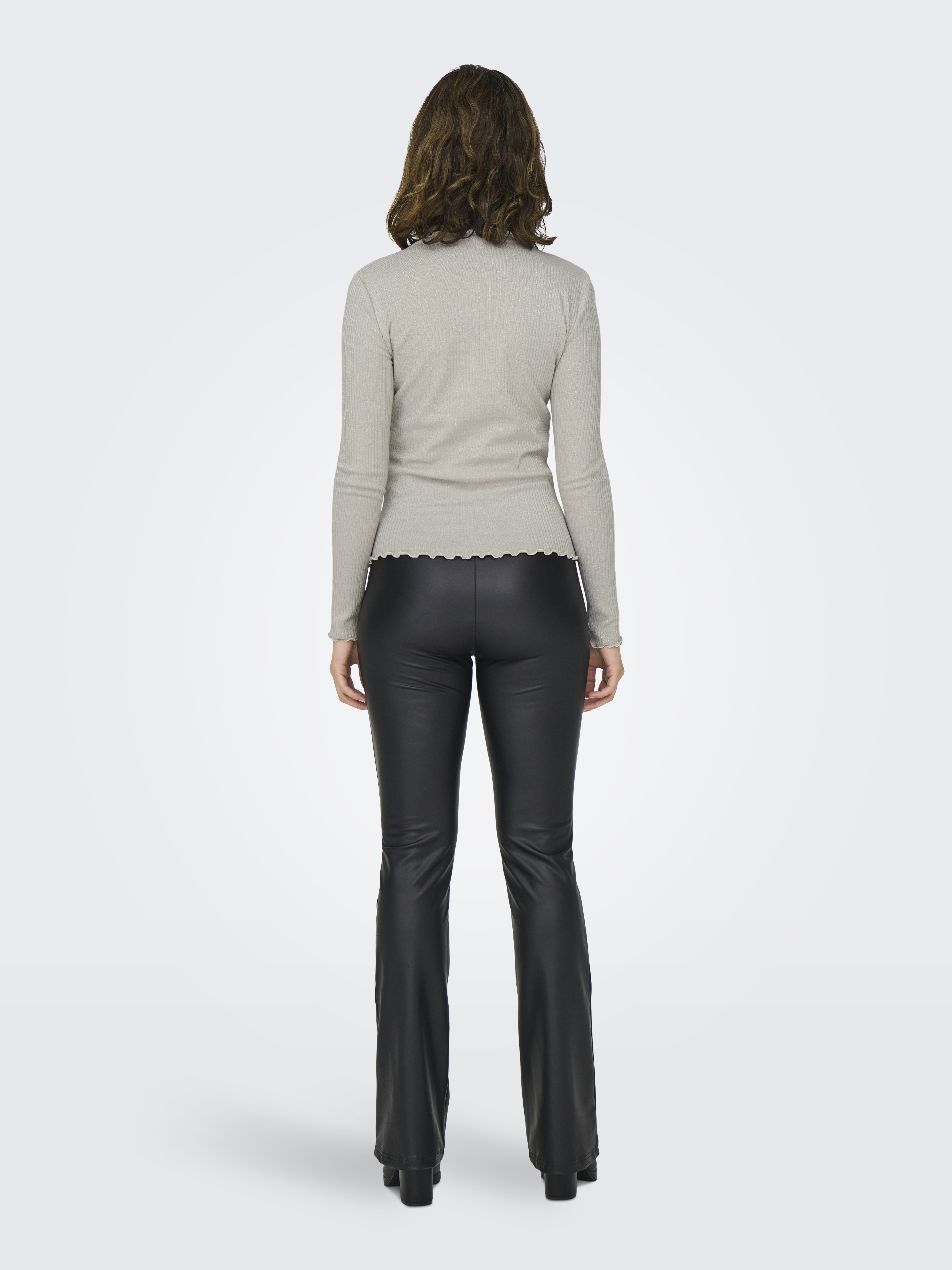 ONLIDOL LIFE L/S O-NECK GLITTER TOP JRS