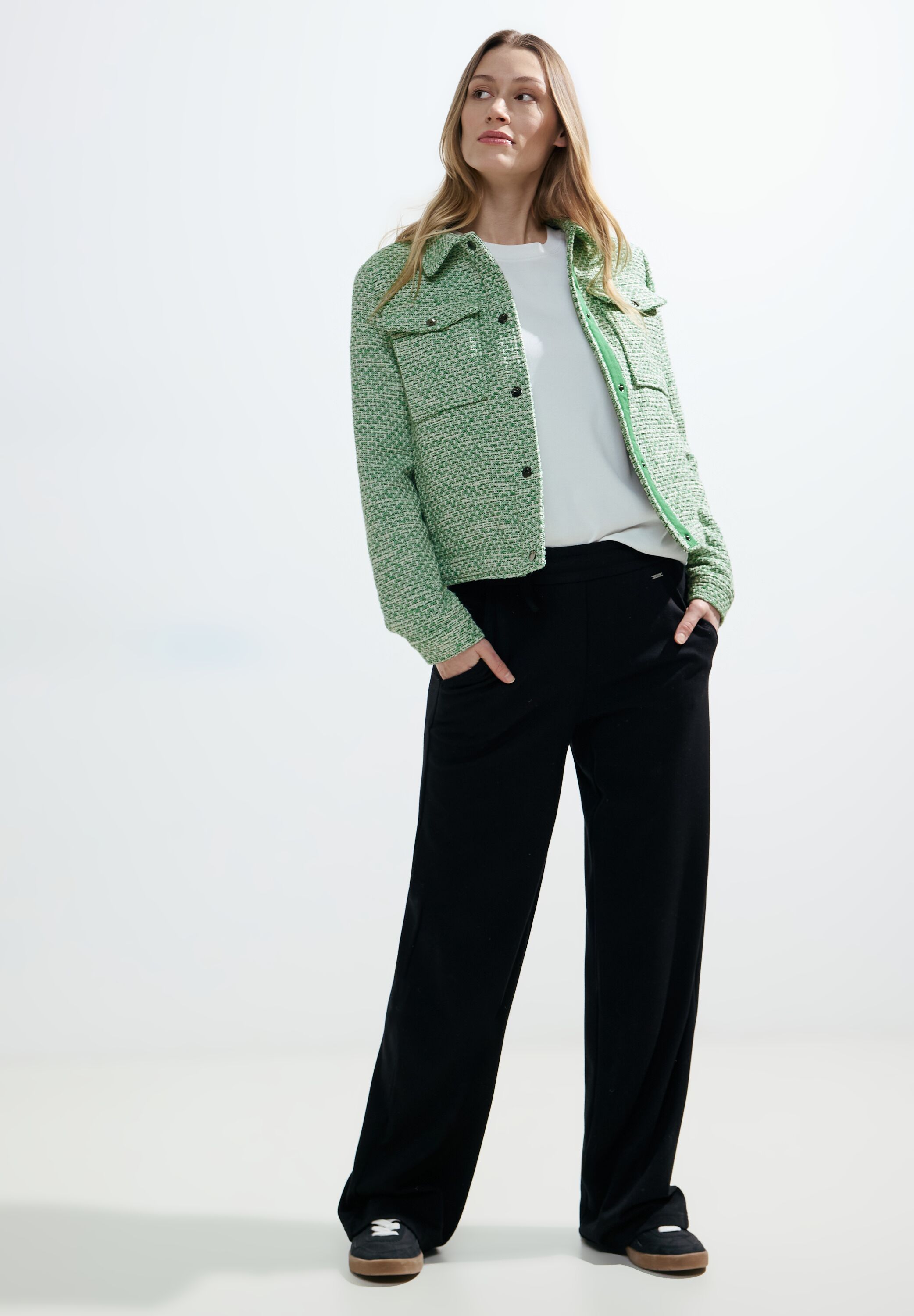 Bouclé Jacke