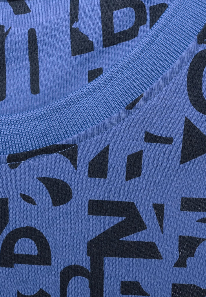 Shirt mit Letter Print