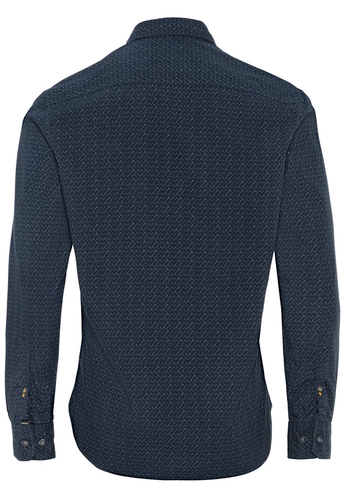 Langarm Hemd mit Allover Print