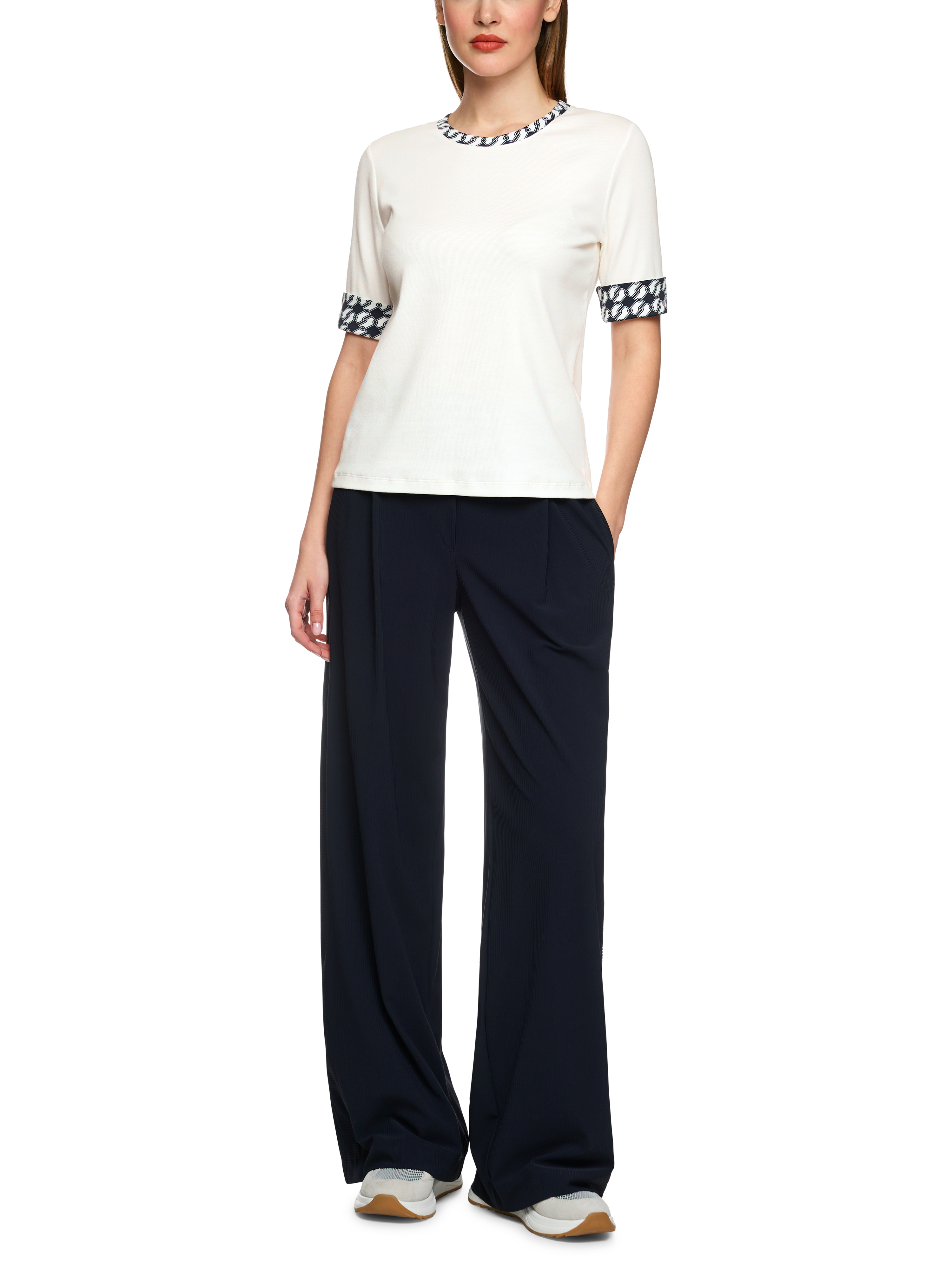 Jersey-Shirt mit Print-Details