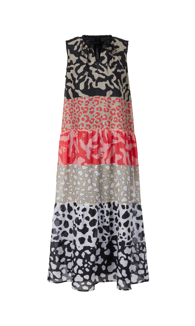 Kleid aus Baumwolle und Seide