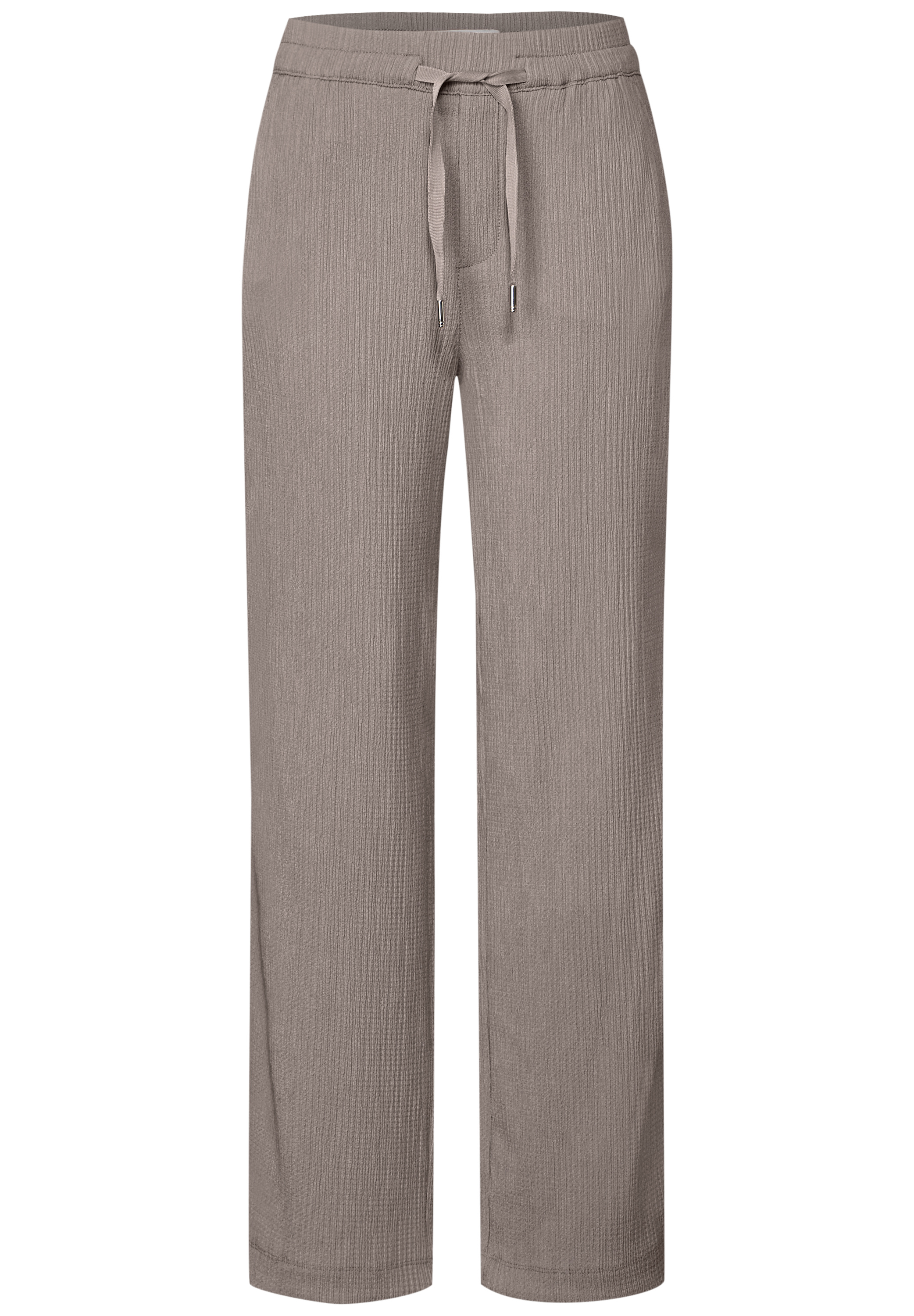 Wide Leg Hose mit Struktur