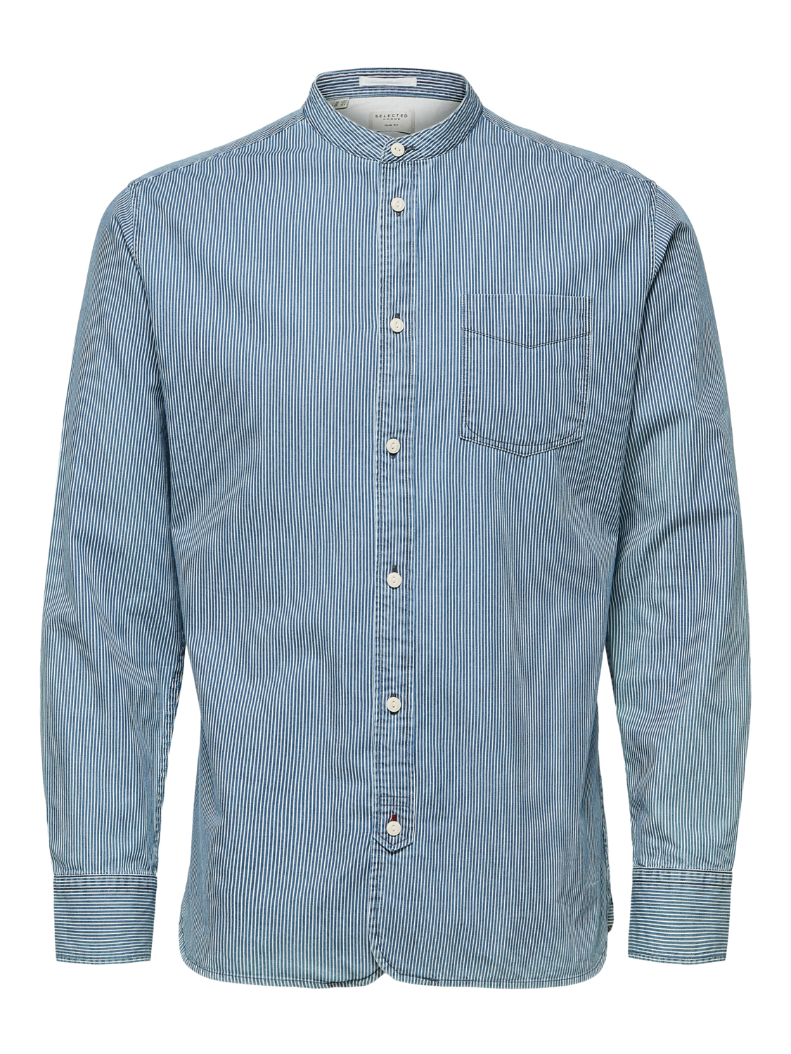 SLHSLIMGO SHIRT LS STRIPE W