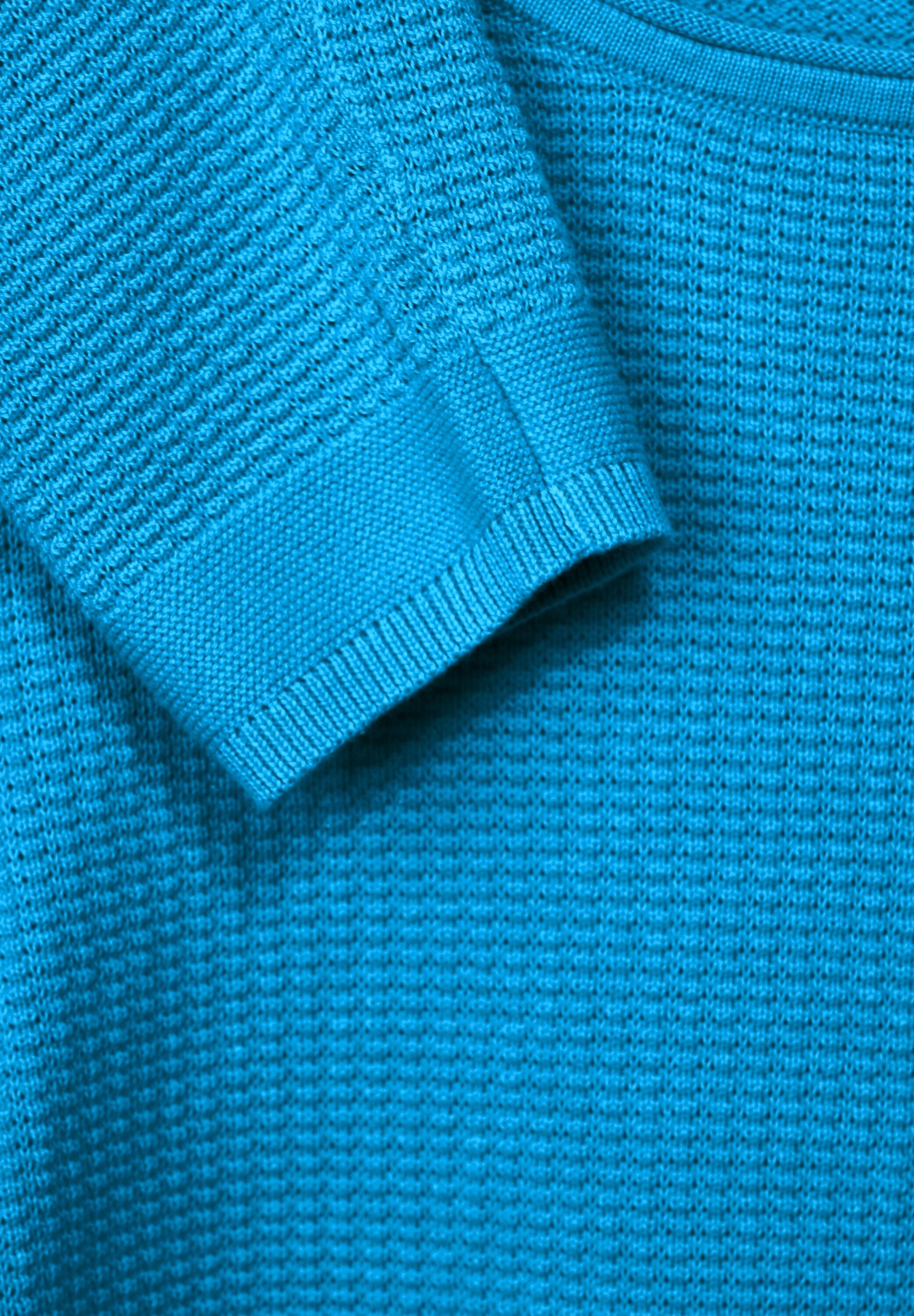 Basic Pullover mit Struktur
