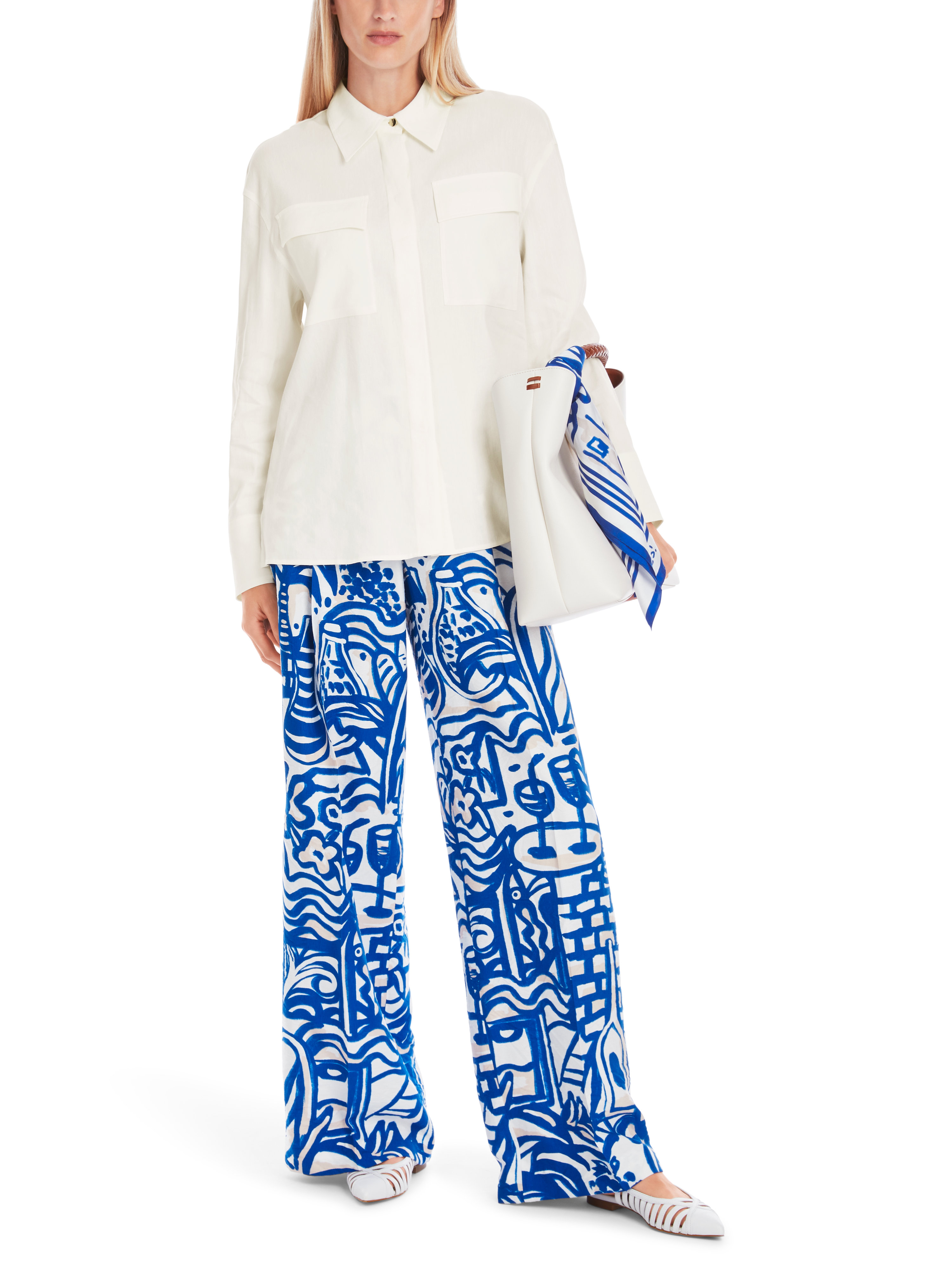 Oversized Hemdbluse im Utility Style