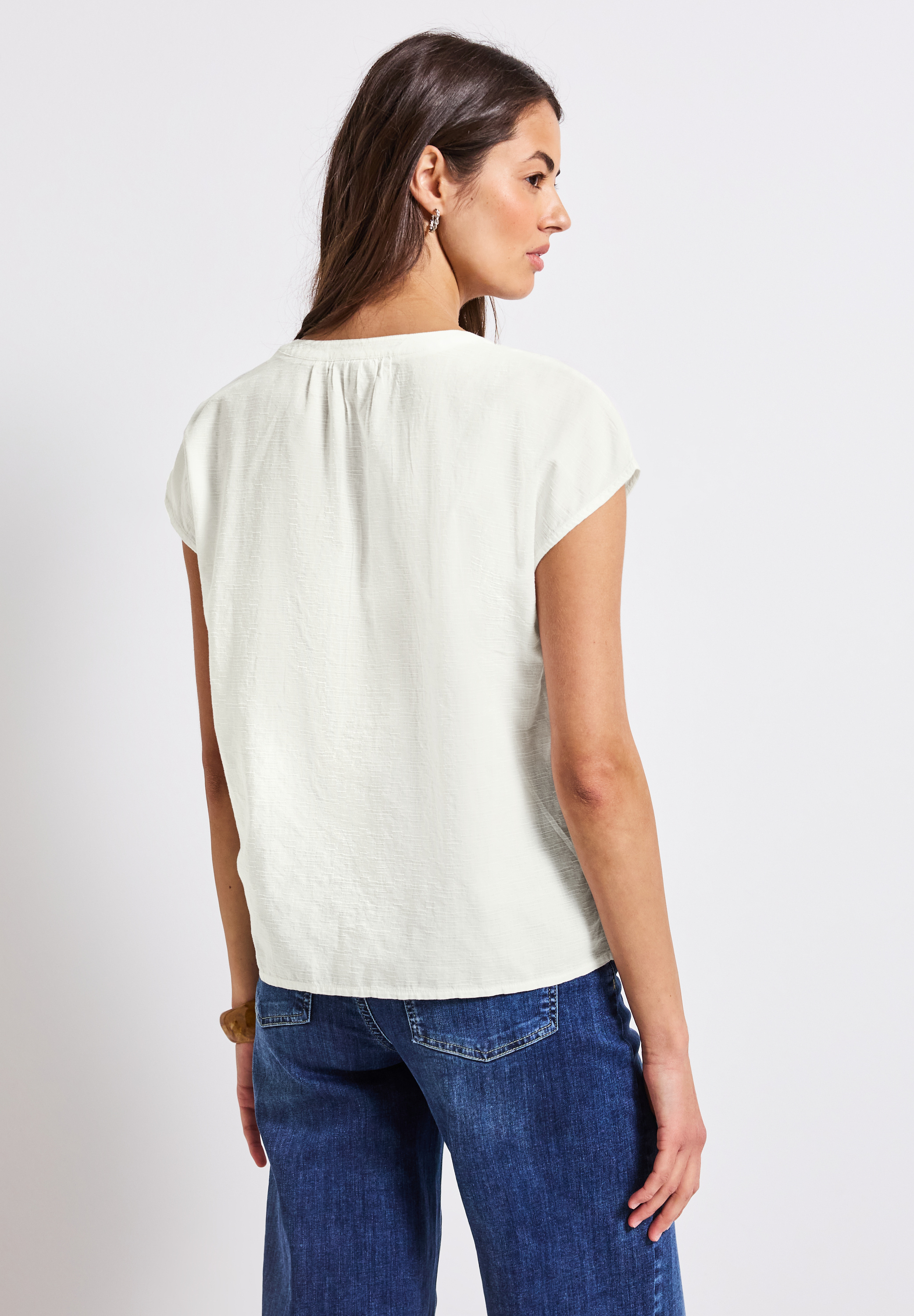 Bluse mit Tape-Details Bluse mit Tape-Details