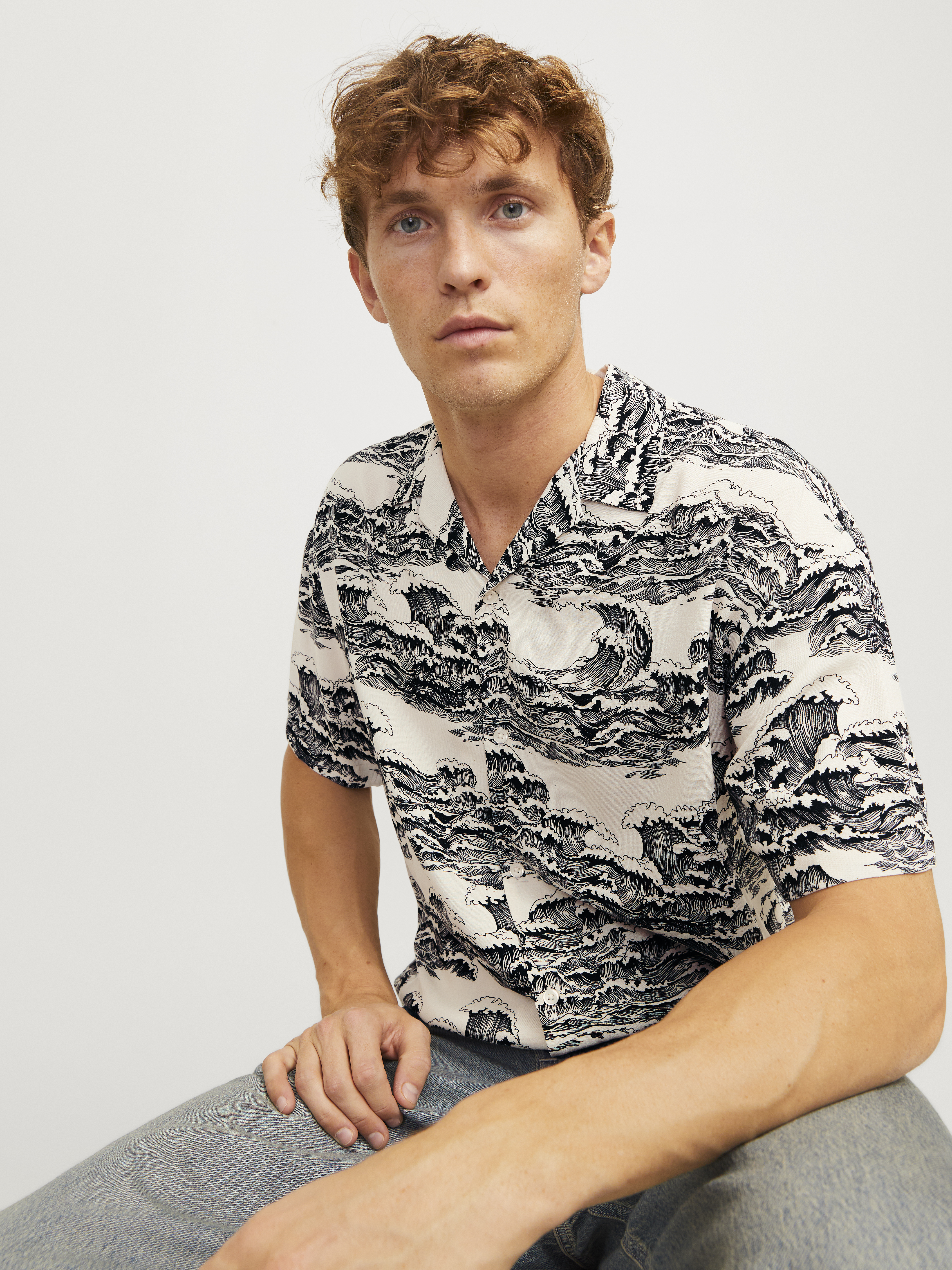 JJJEFF AOP RESORT SHIRT SS
