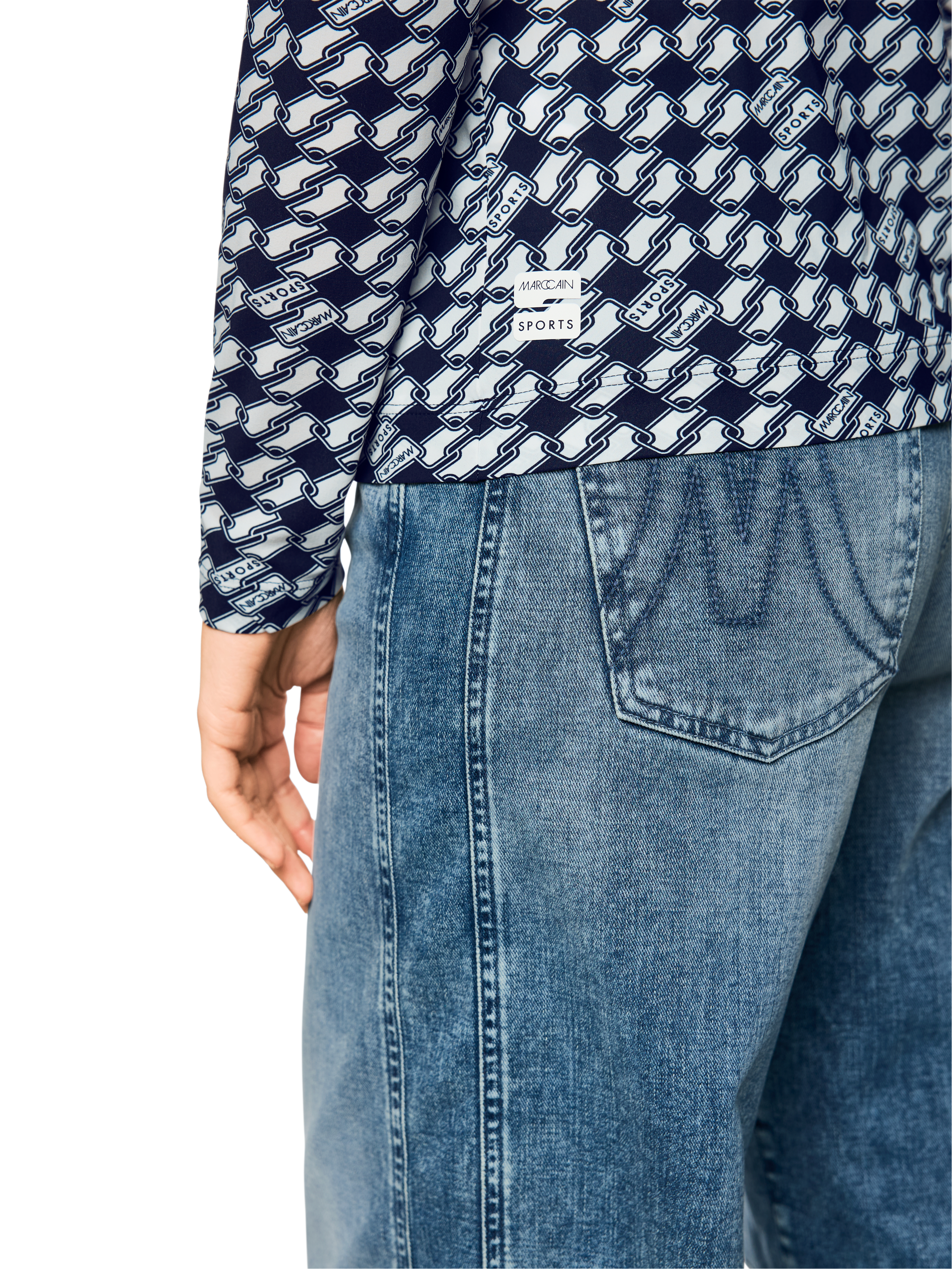 Poloshirt mit Knopfleiste