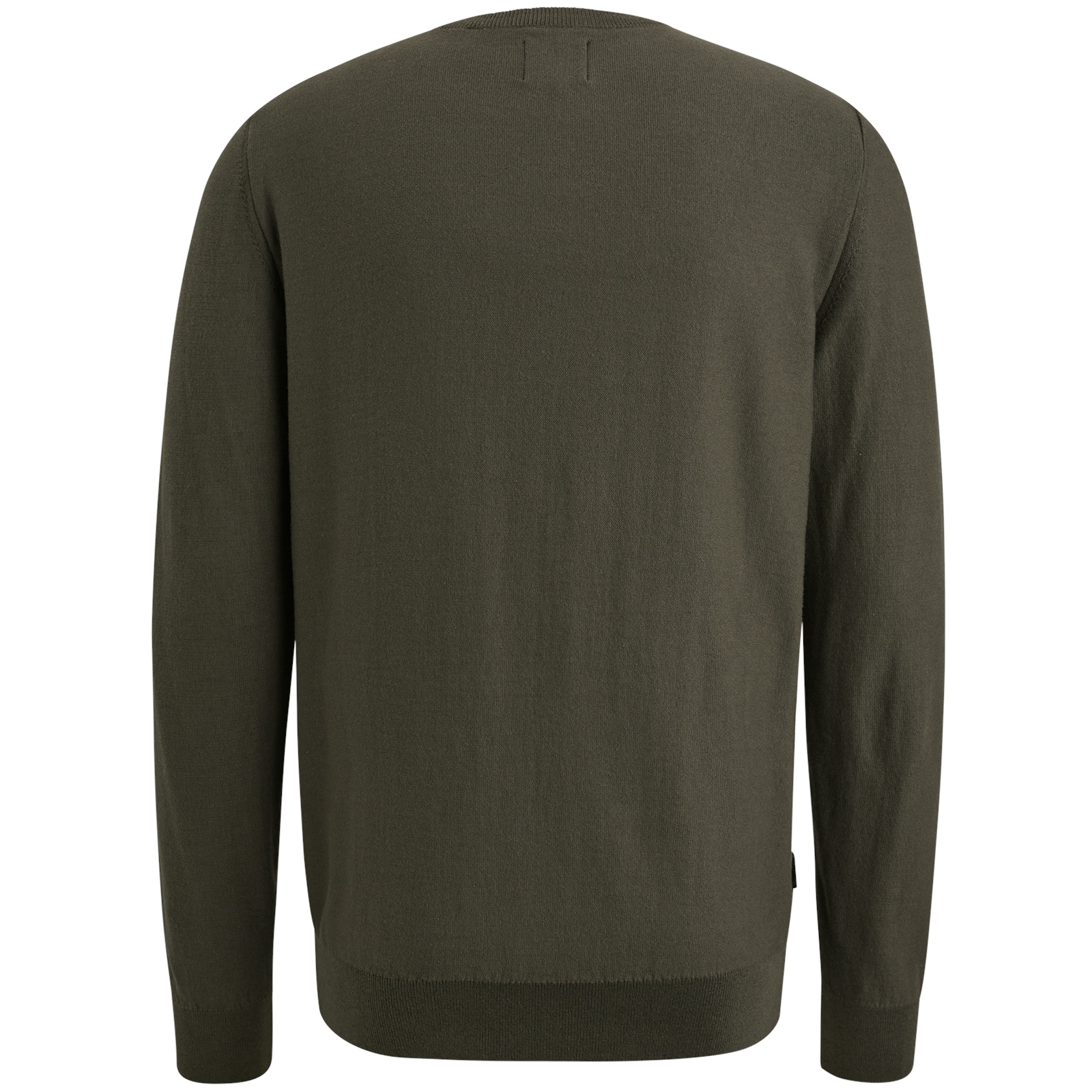 R-neck cotton knit