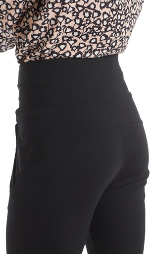 Stretchhose mit hohem Bund