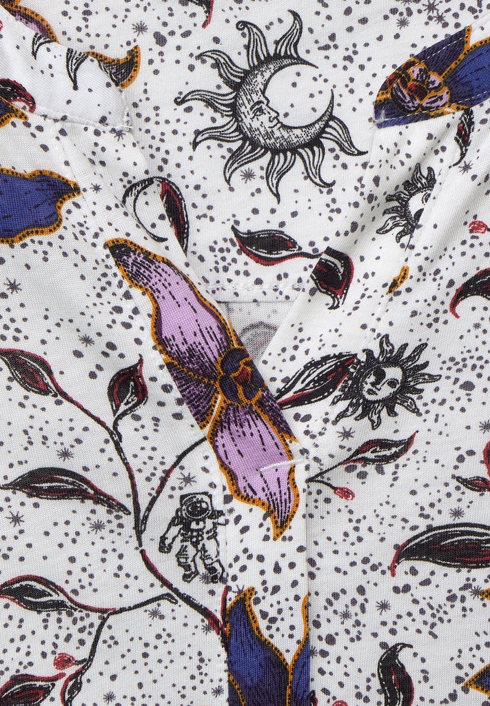 Shirt mit Blumen Print