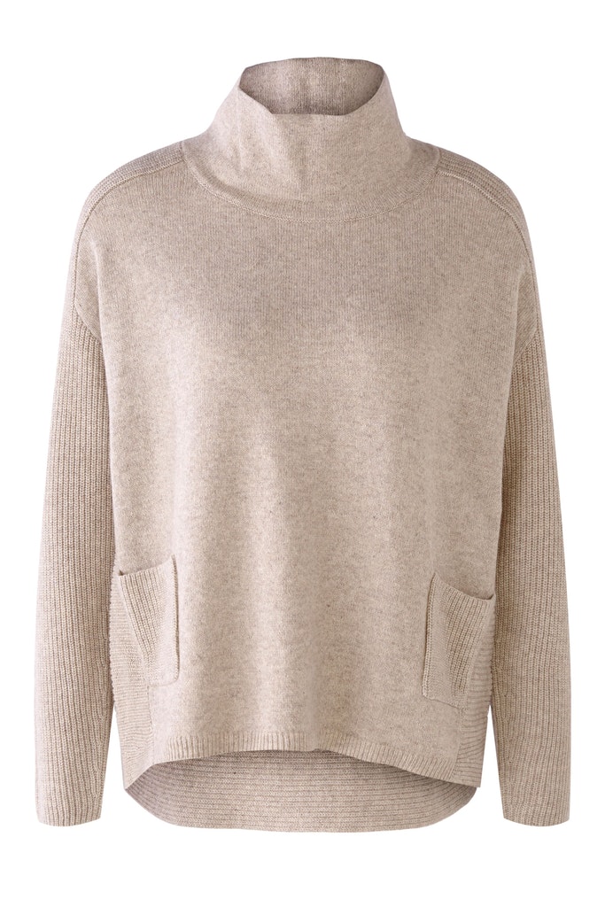Pullover mit aufgesetzten Taschen