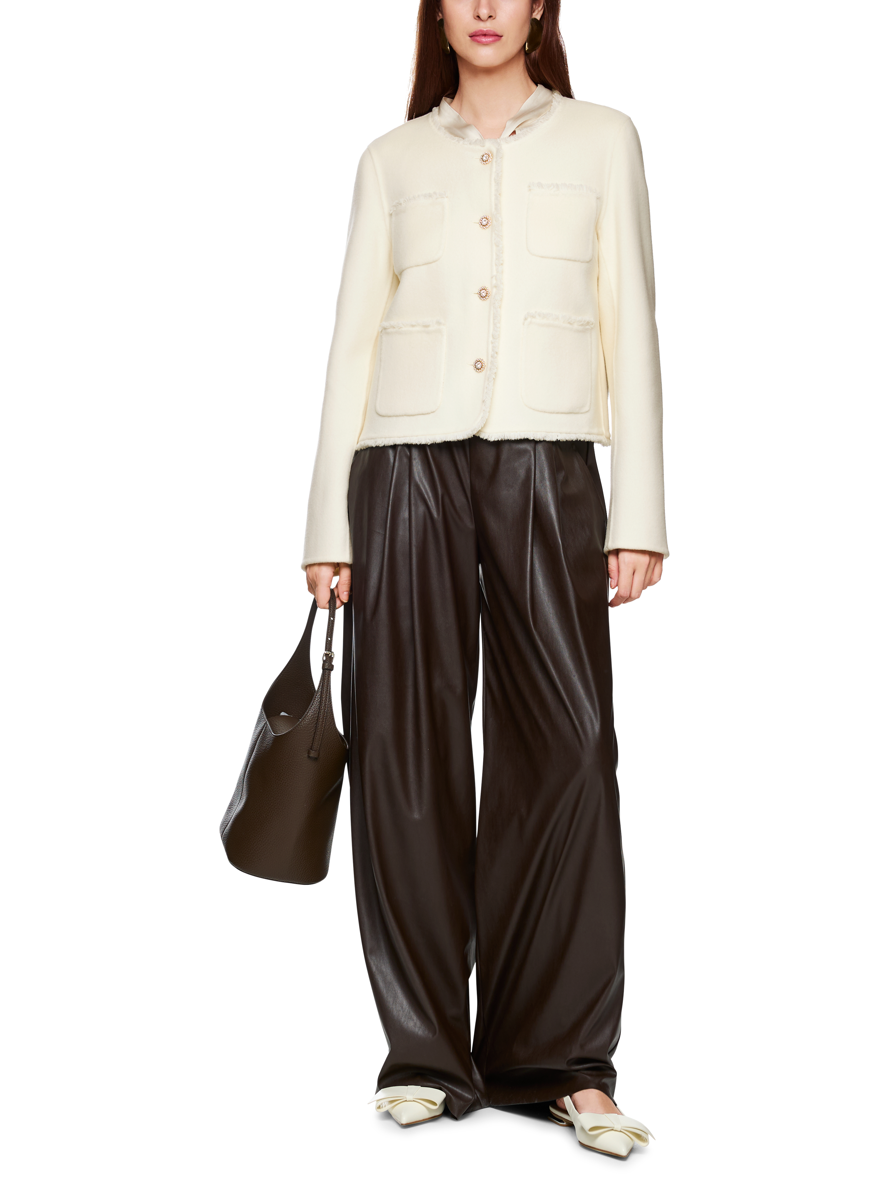 Jacke mit aufgesetzten Taschen