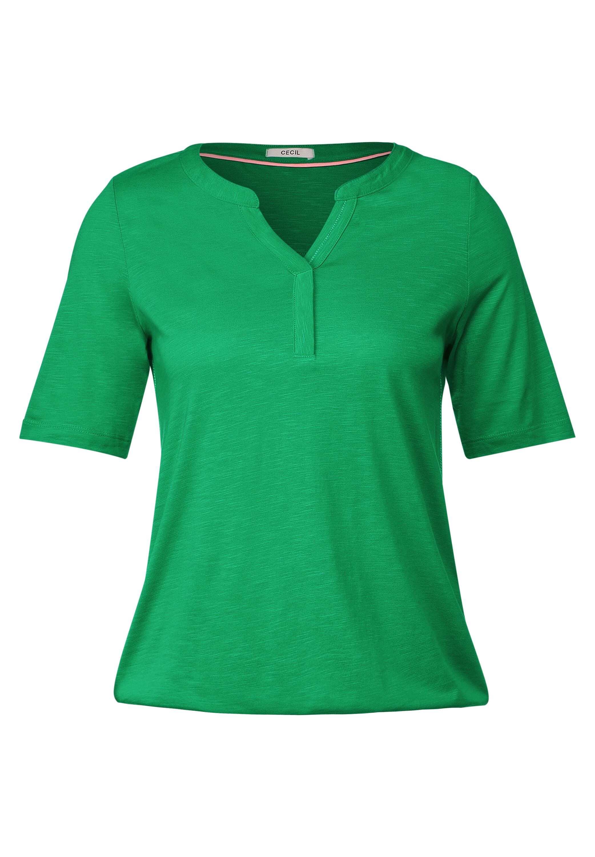 T-Shirt mit Elastiksaum
