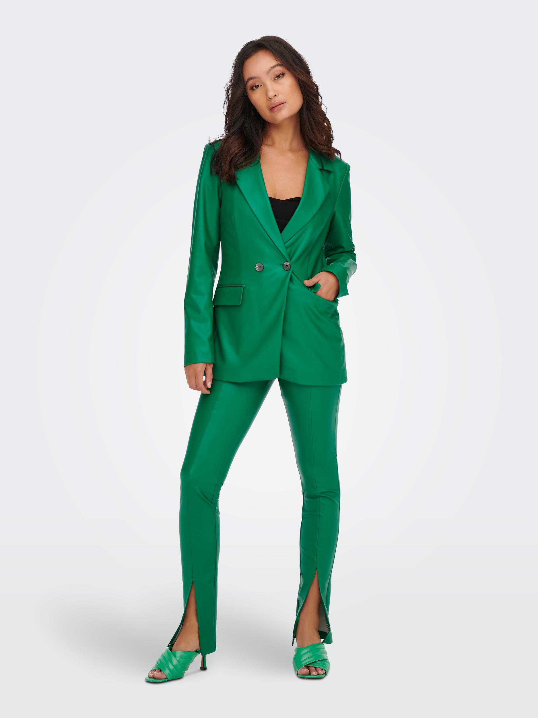 ONLPAPAYA FAUX LEATHER FIT BLAZER OTW