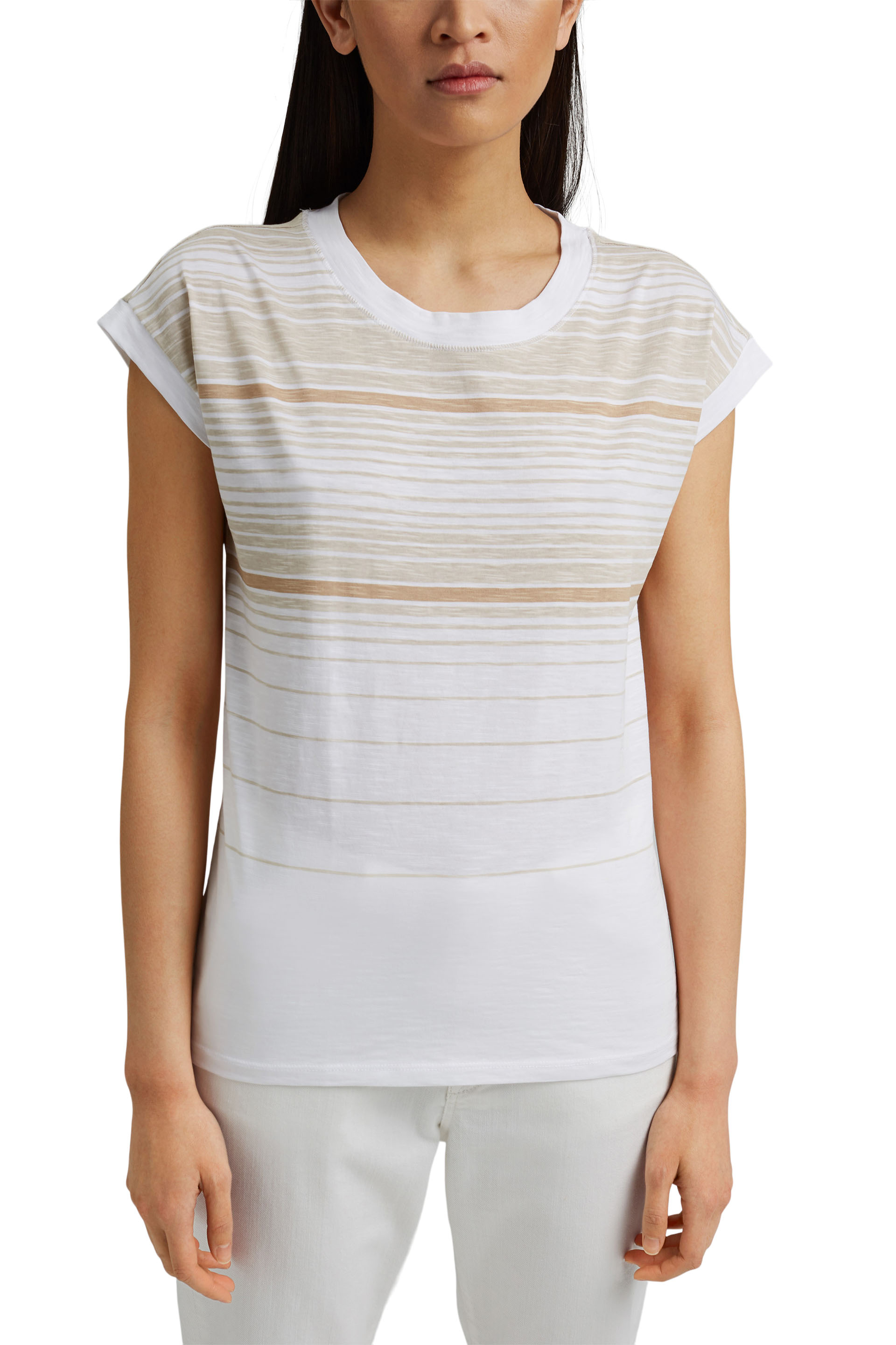 Gestreiftes T-Shirt aus 100% Bio-Baumwolle