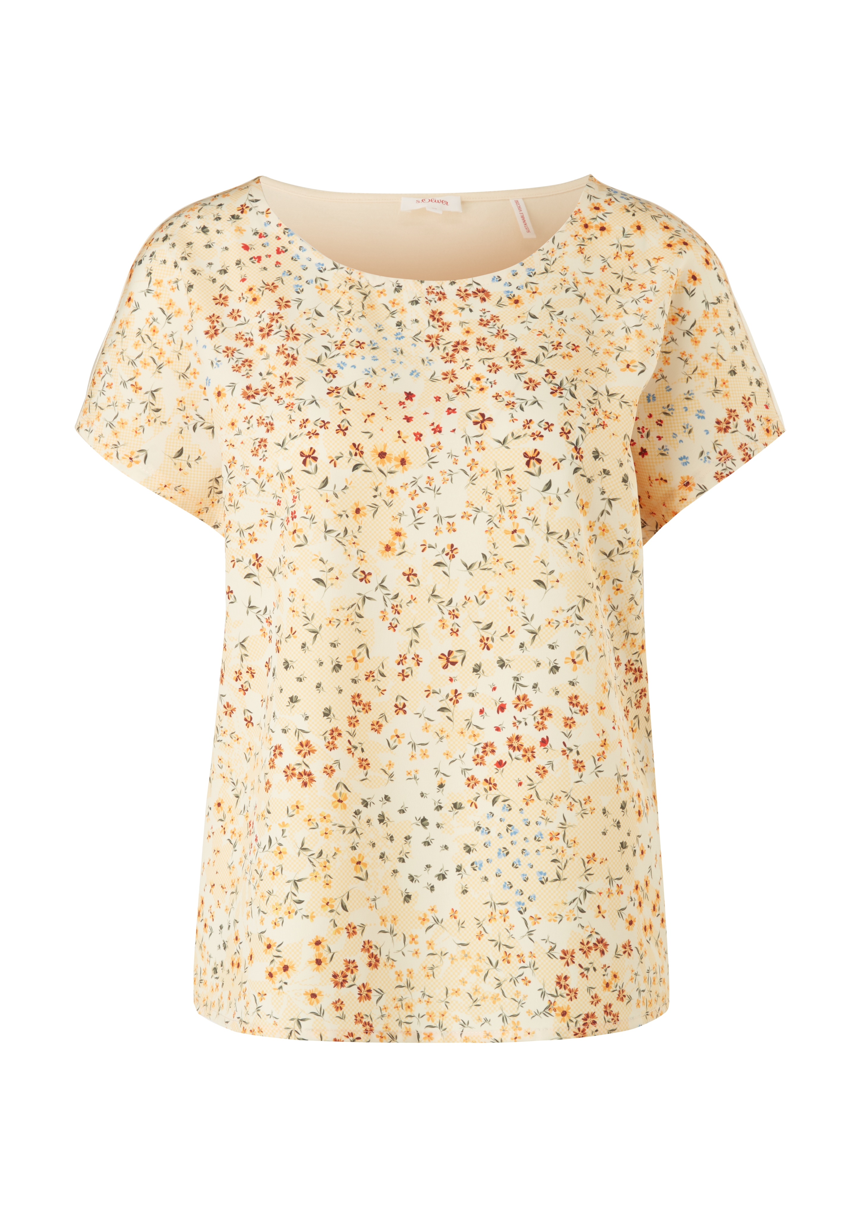 Materialmix-Shirt