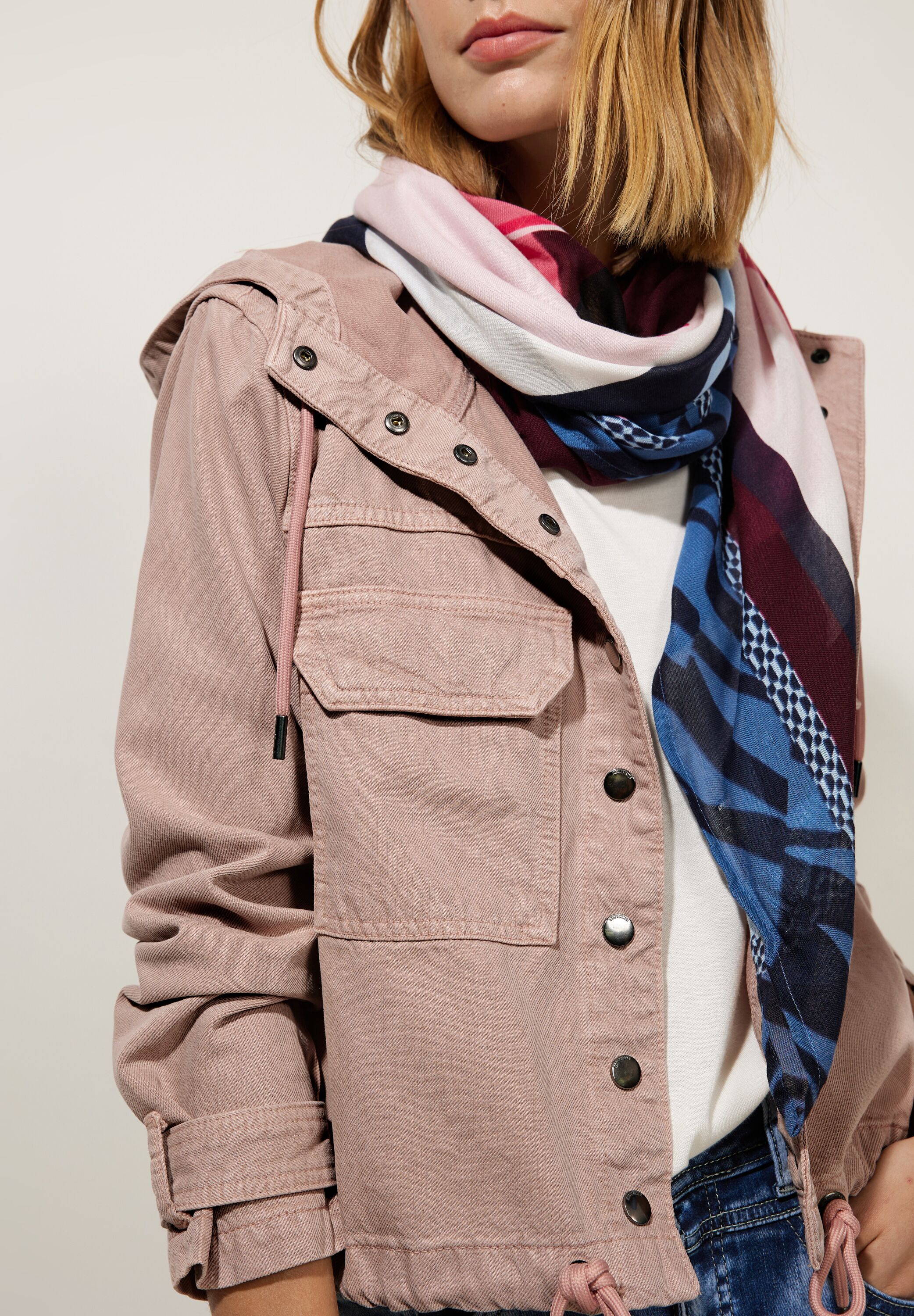 Softe Hoodie Denimjacke