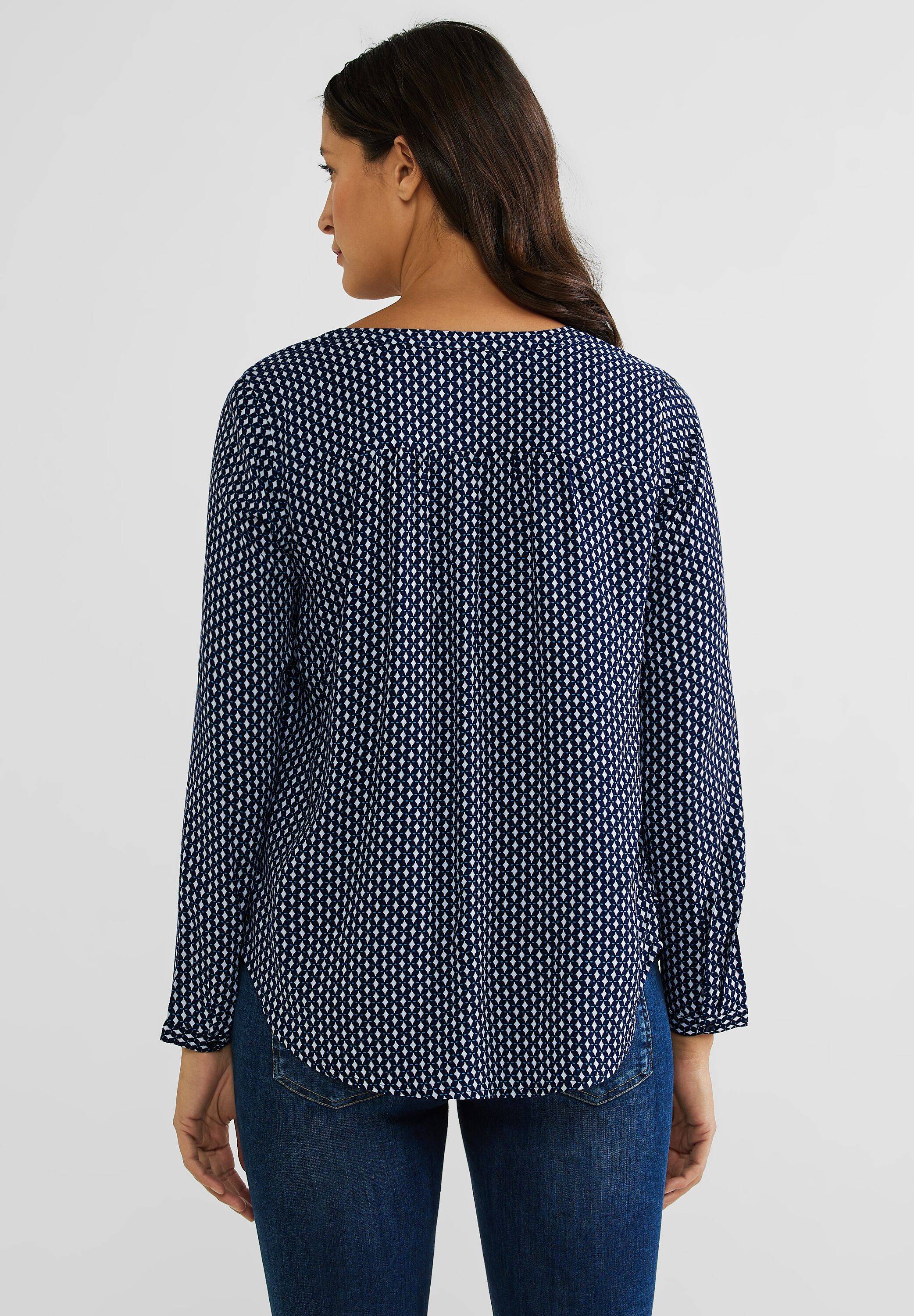 Viskose Bluse mit Print
