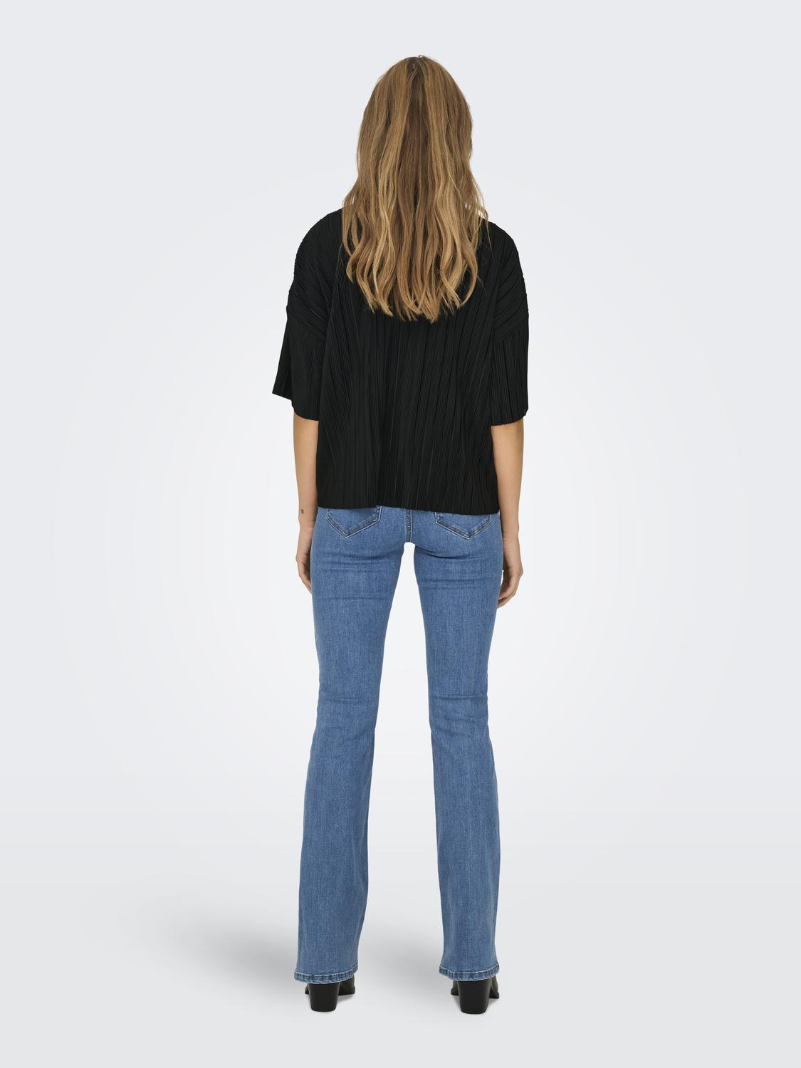 ONLRAVENNA S/S PLISSE TOP NOOS JRS