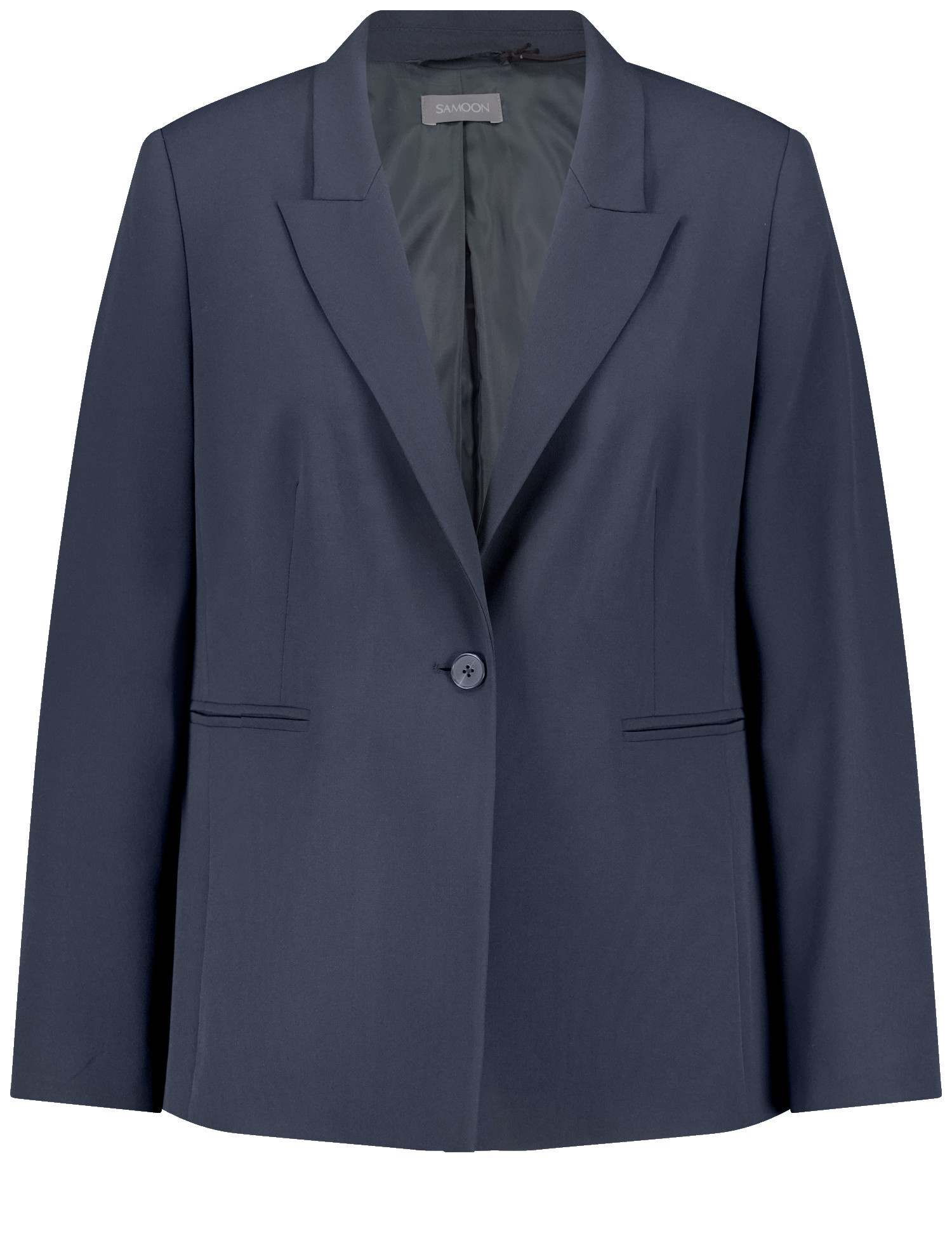 Klassischer Blazer mit Paspeltaschen