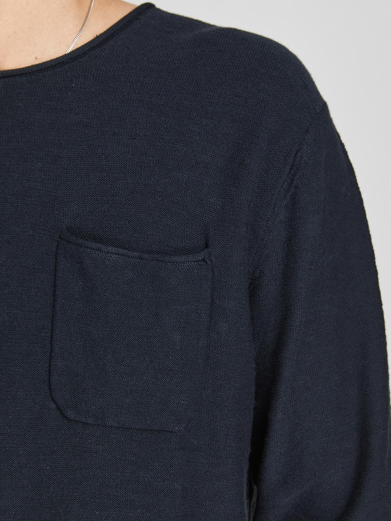JJEGEORGE KNIT LINEN CREW NECK