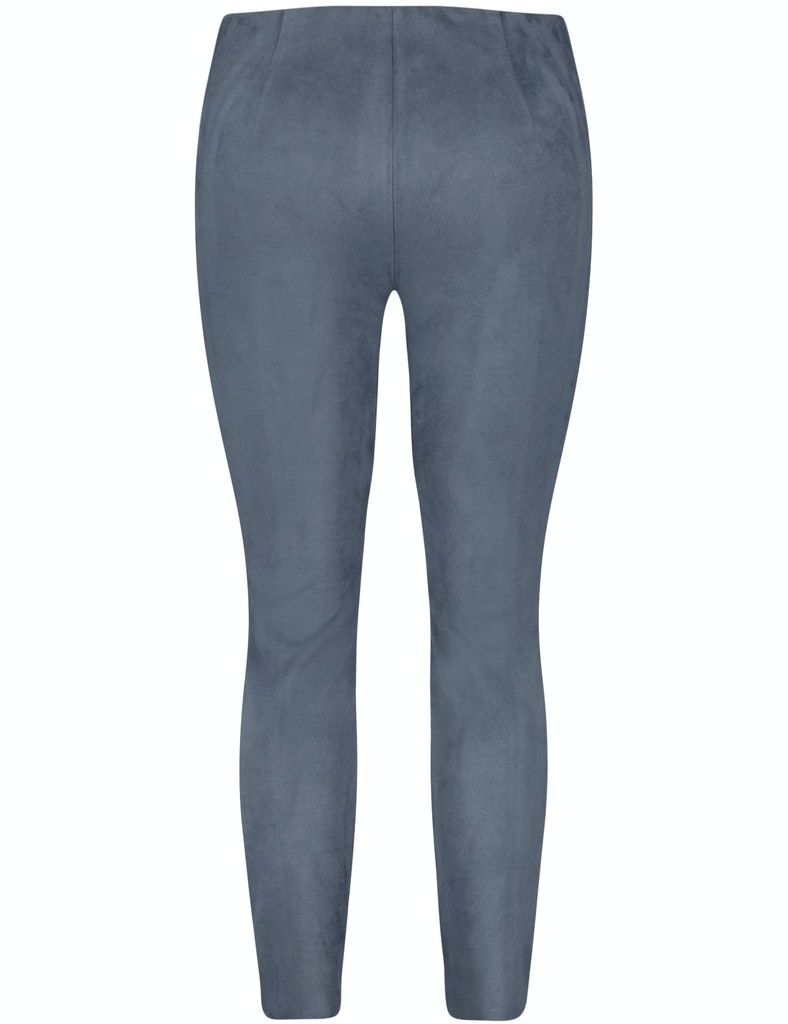 Hose Lucy aus elastischem Velourslederimitat