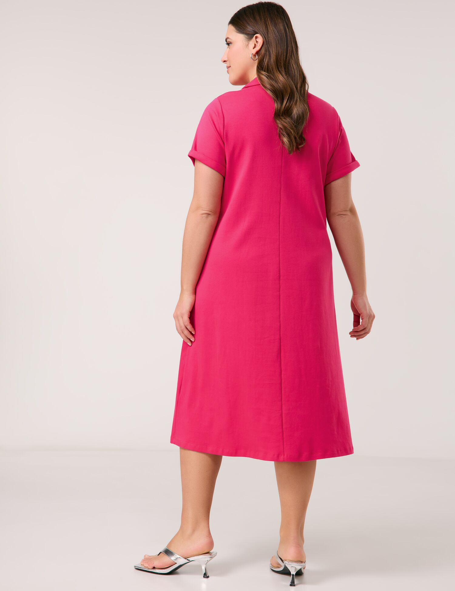 Baumwollkleid aus Interlock-Jersey