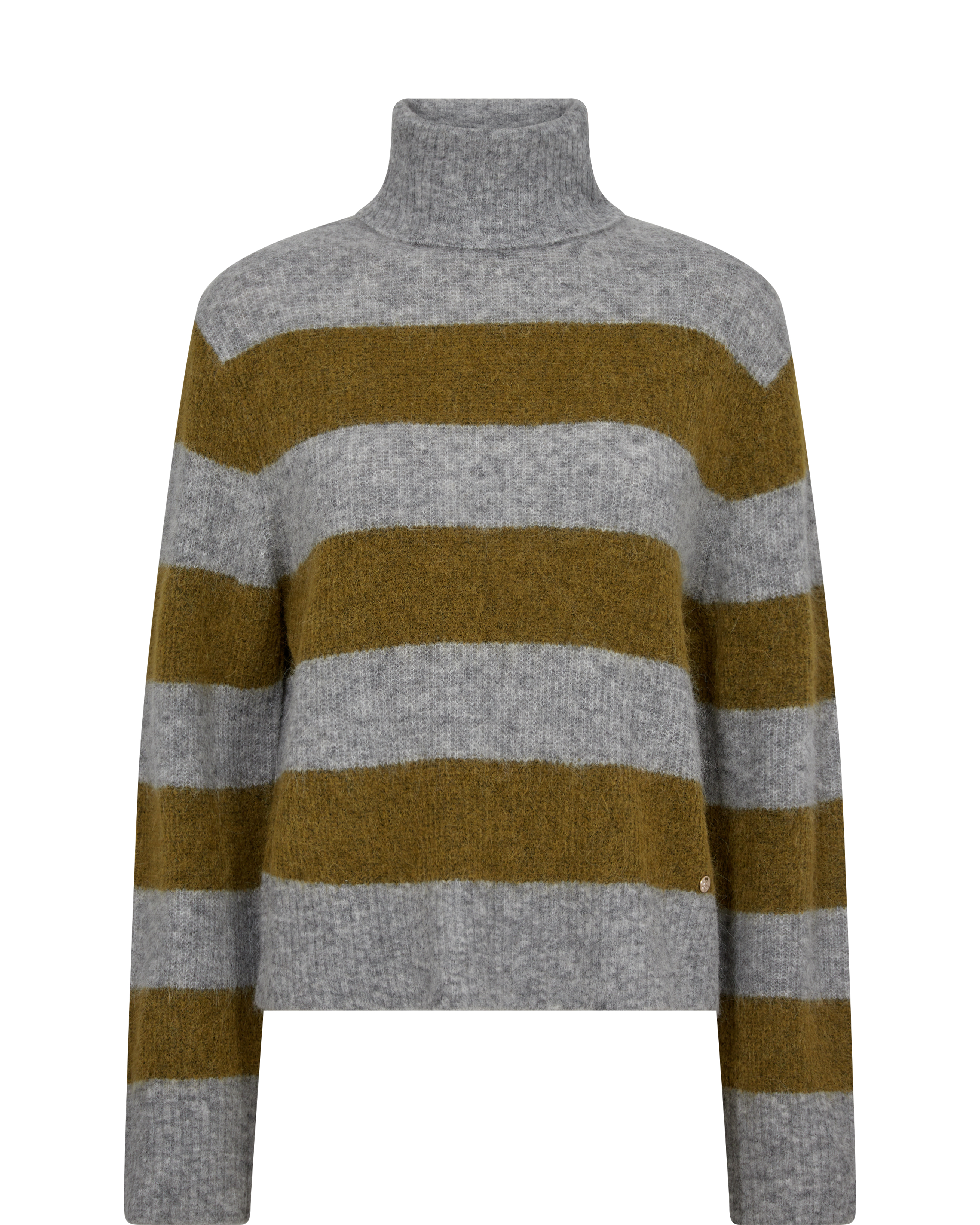MMAidy Thora Stripe Rollneck Knit