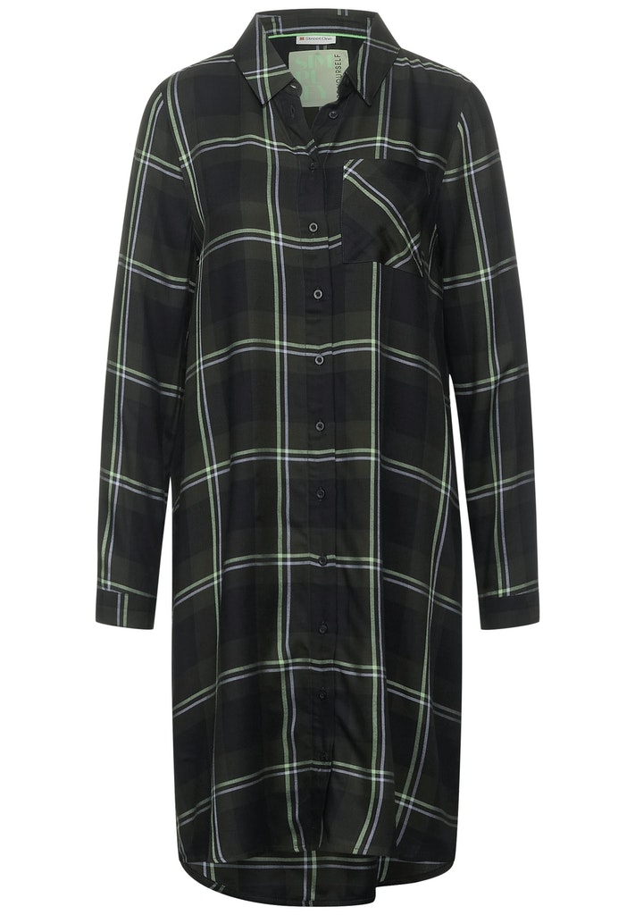 Shirtkleid mit Karomuster