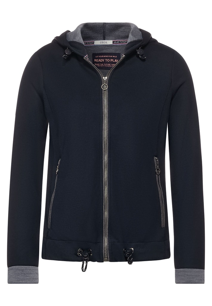 Doubleface Sweatjacke