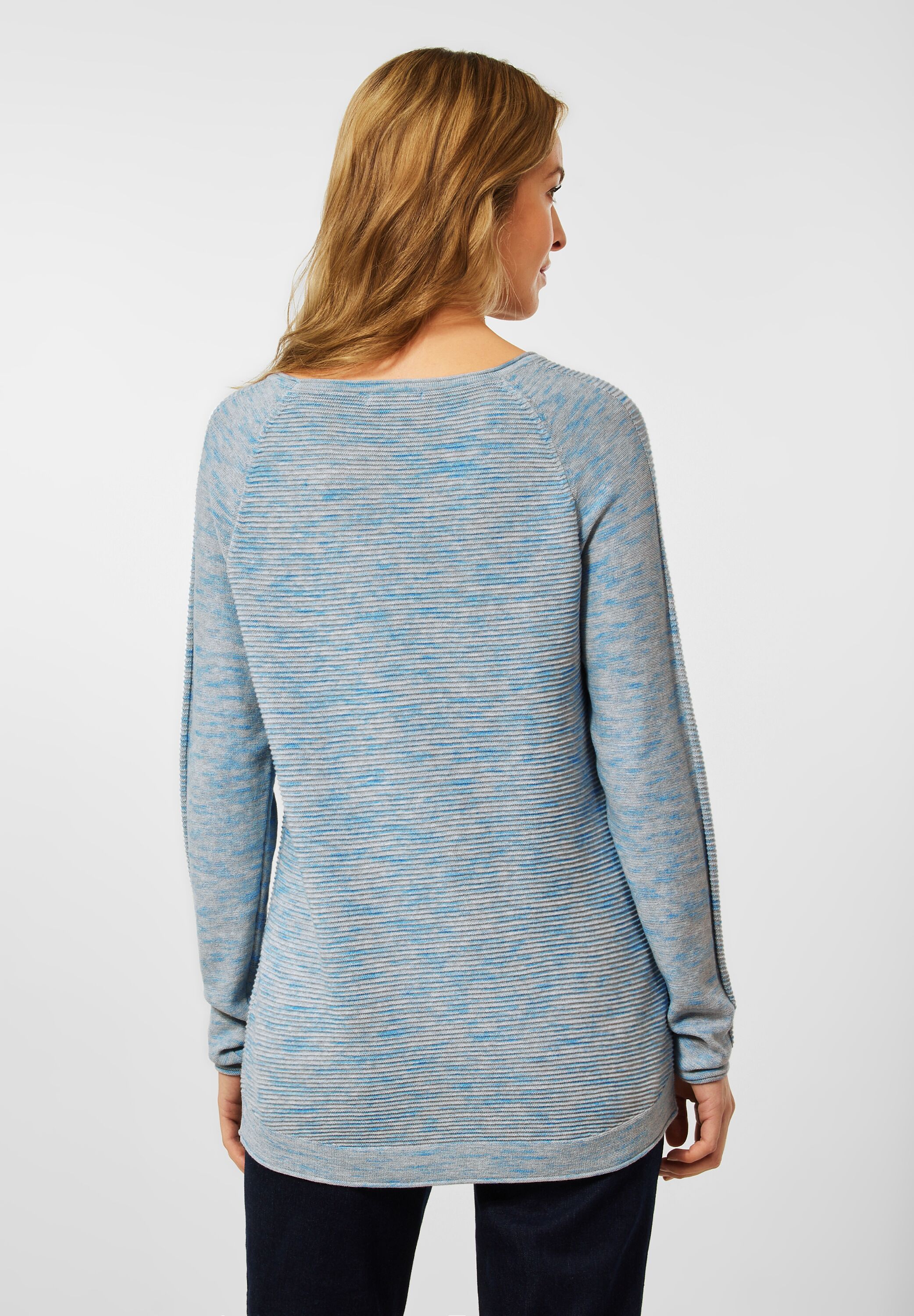 Pullover in Melange Optik