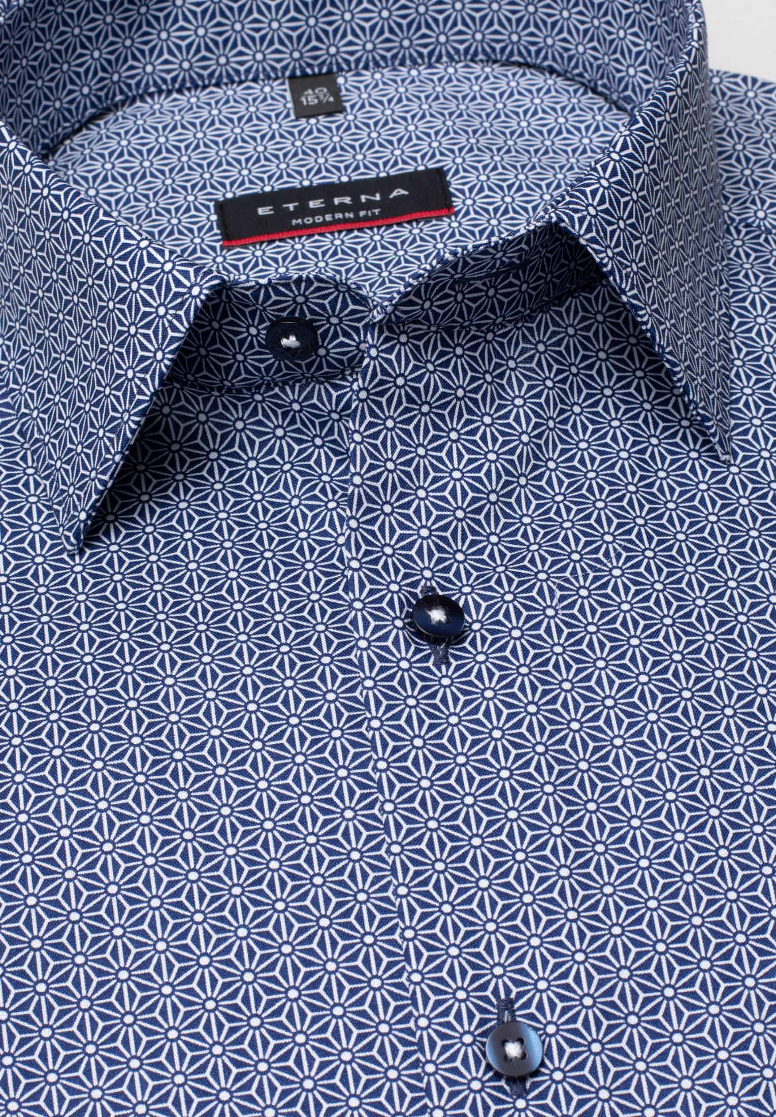 ETERNA KURZARM HEMD MODERN FIT PINPOINT