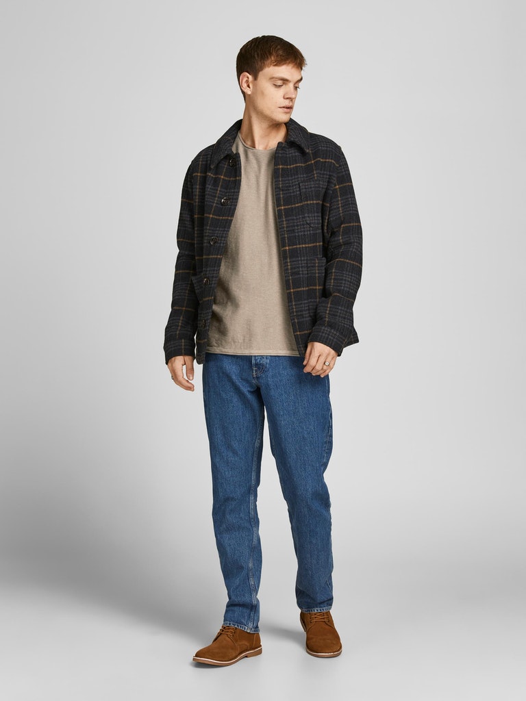 JJEGEORGE KNIT LINEN CREW NECK