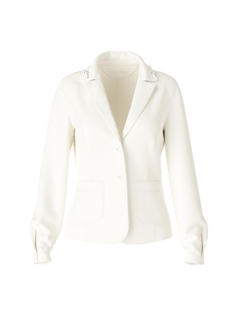 Blazer mit sportivem Reverskragen