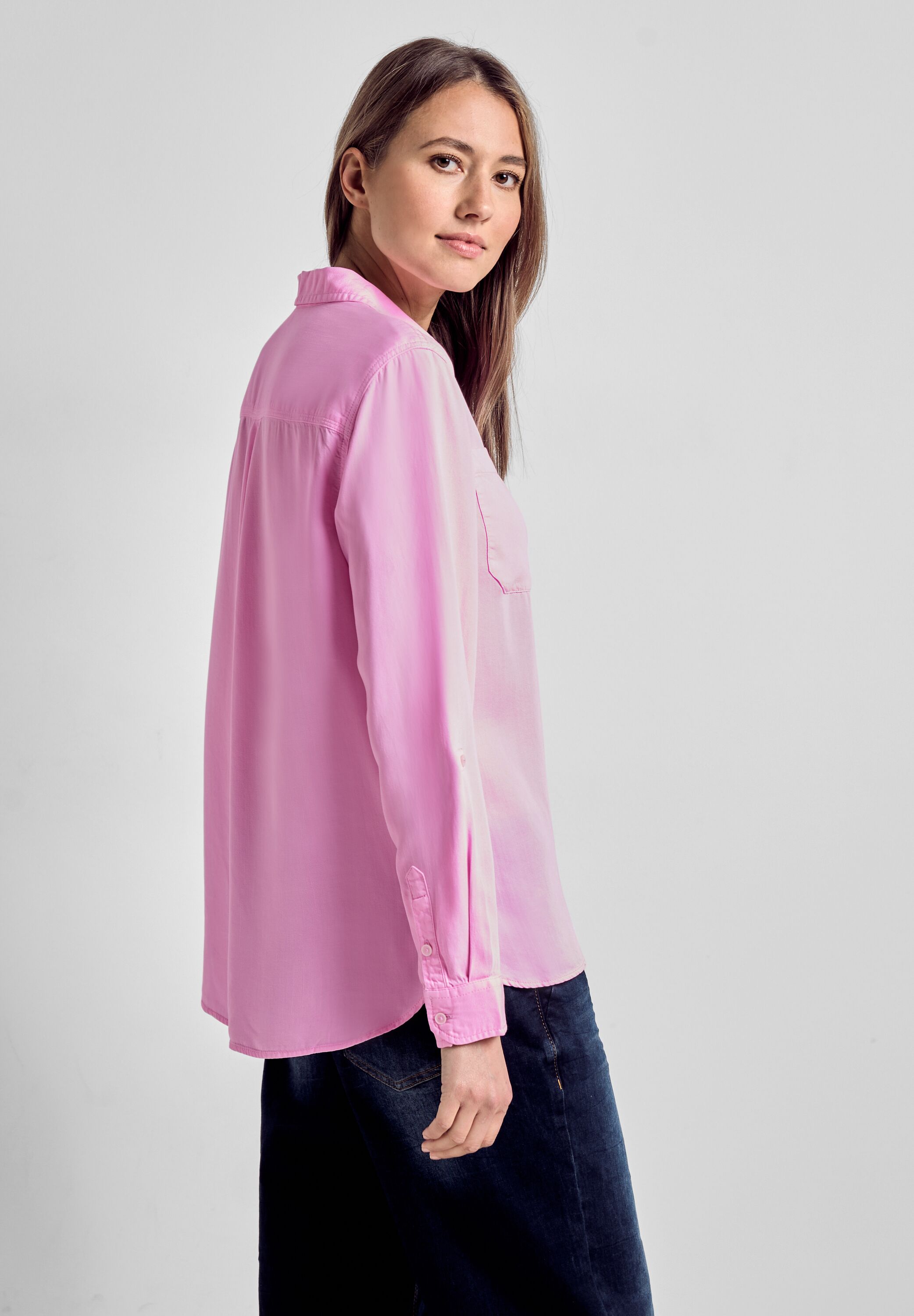 Lyocell Hemdbluse