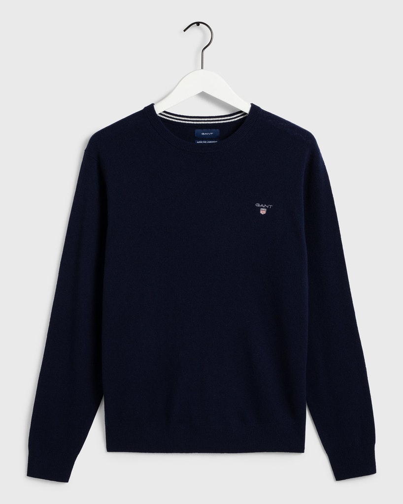 Rundhalspullover aus Super Fine Lambswool
