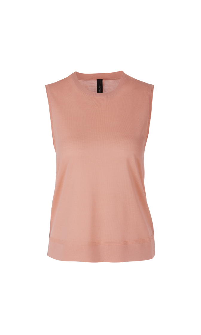 Feinstricktop aus Wolle