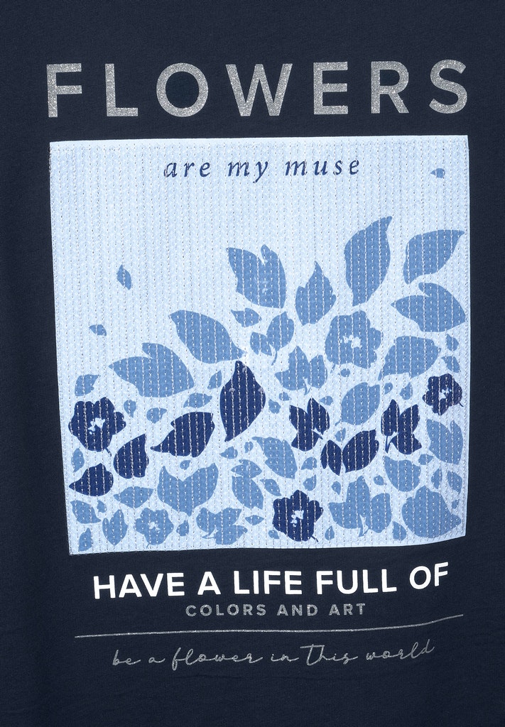 T-Shirt mit Partprint