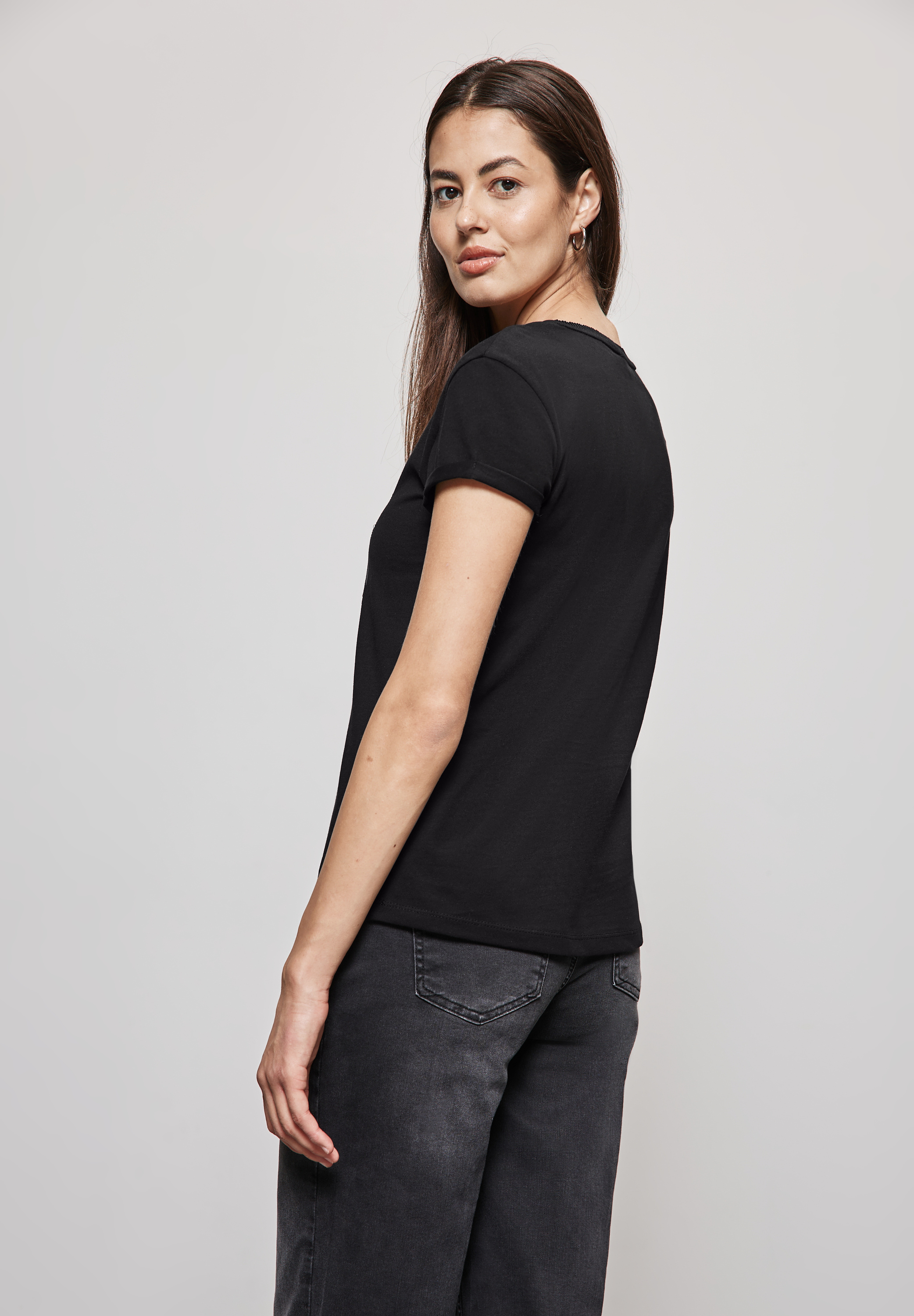 T-Shirt mit Pailetten