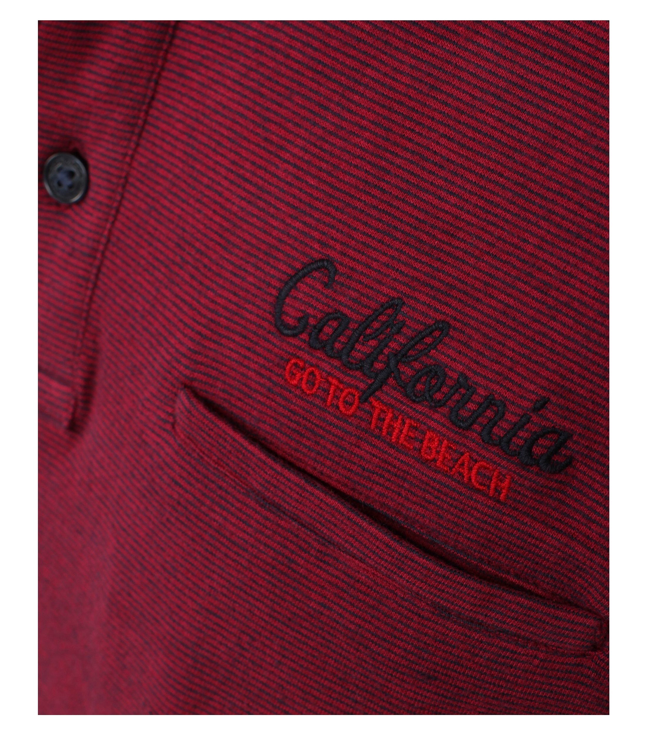 Polo-Shirt Langarm gestreift